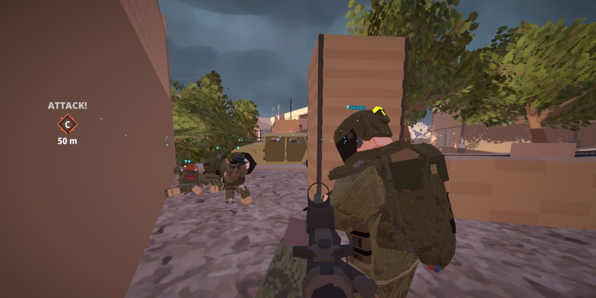A group of allies in Battlebit Remastered.