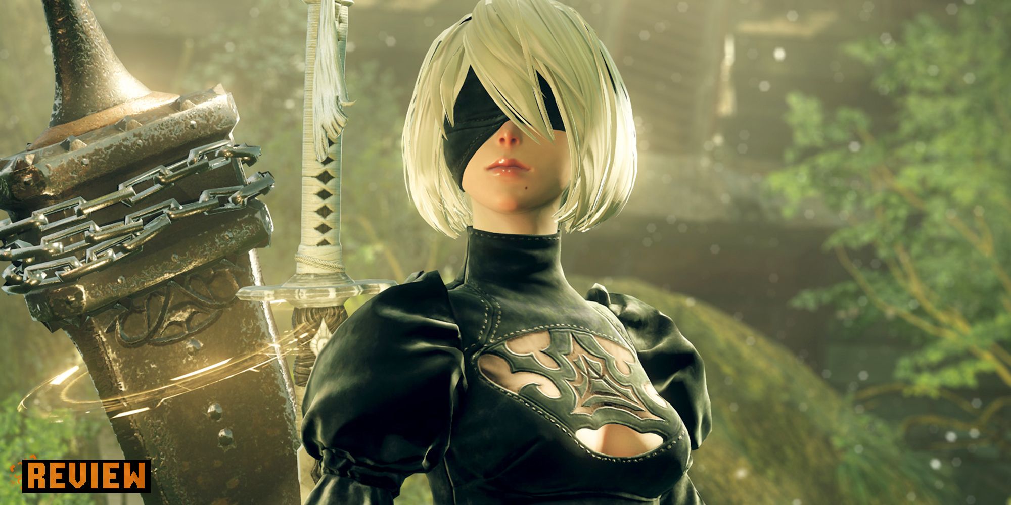 Game screen from Nier Automata.