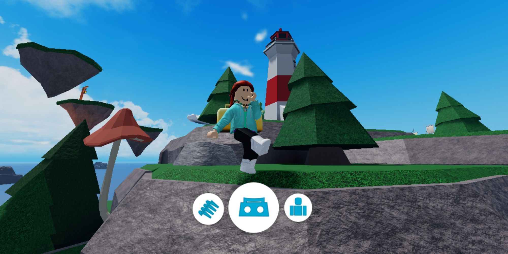 A roblox player dancing