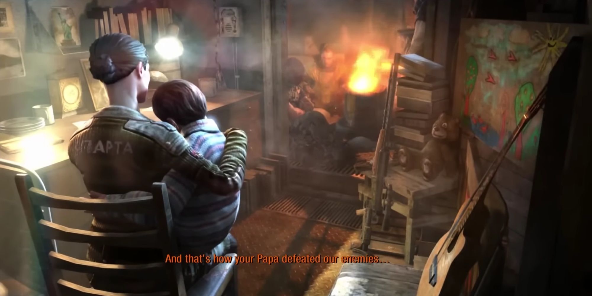 Metro: Last Light - Anna Telling Her Son About His Father Artyom