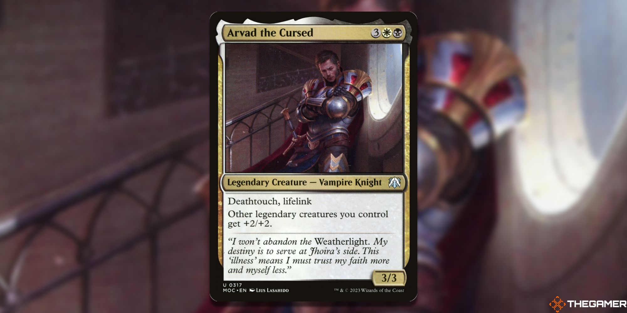 MTG: Arvad the Cursed card
