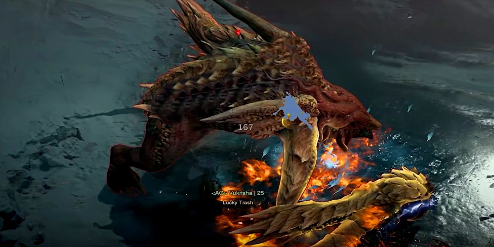 Fighting Ashava in Diablo 4 