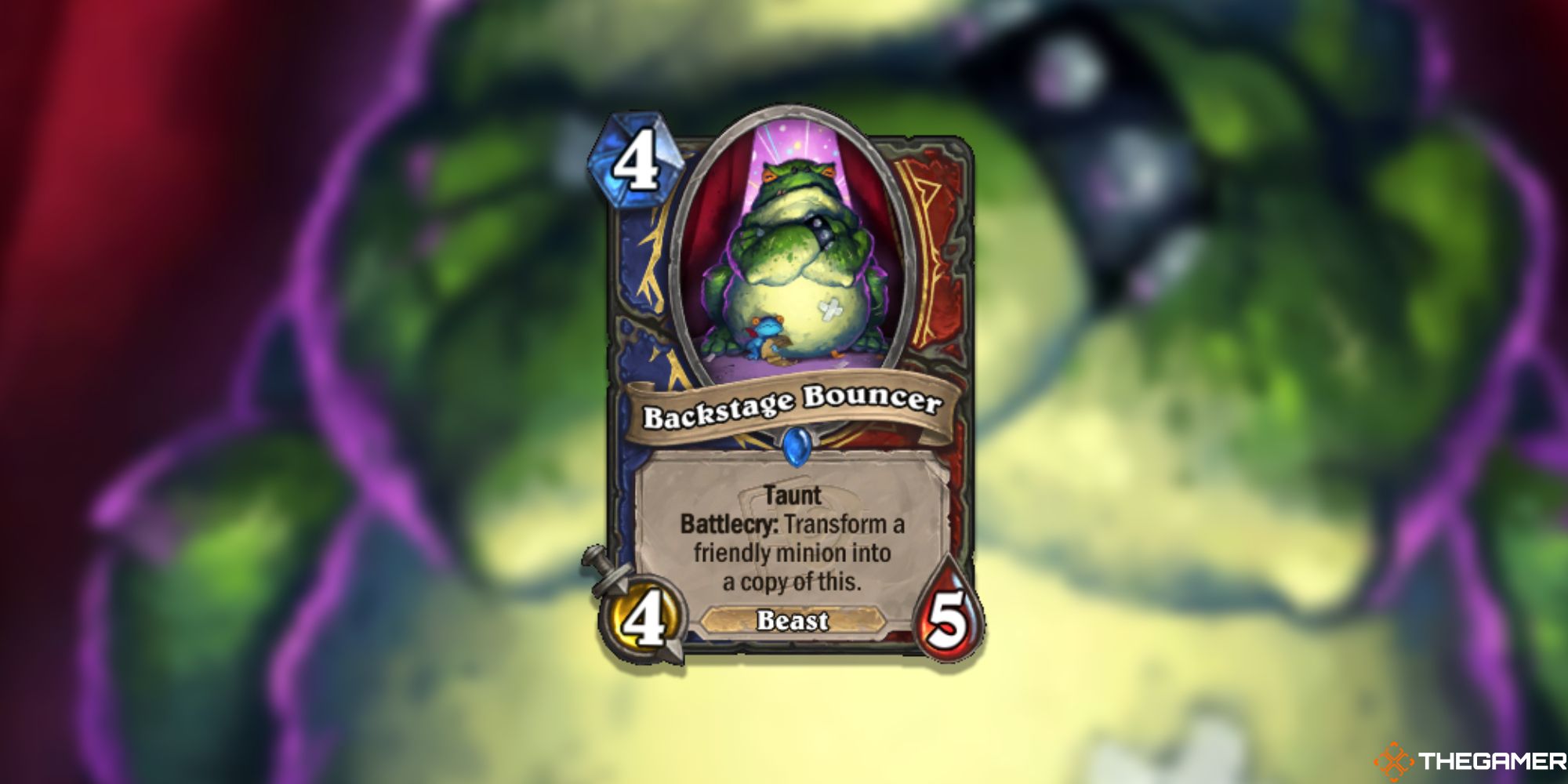 Backstage Bouncer Hearthstone Card