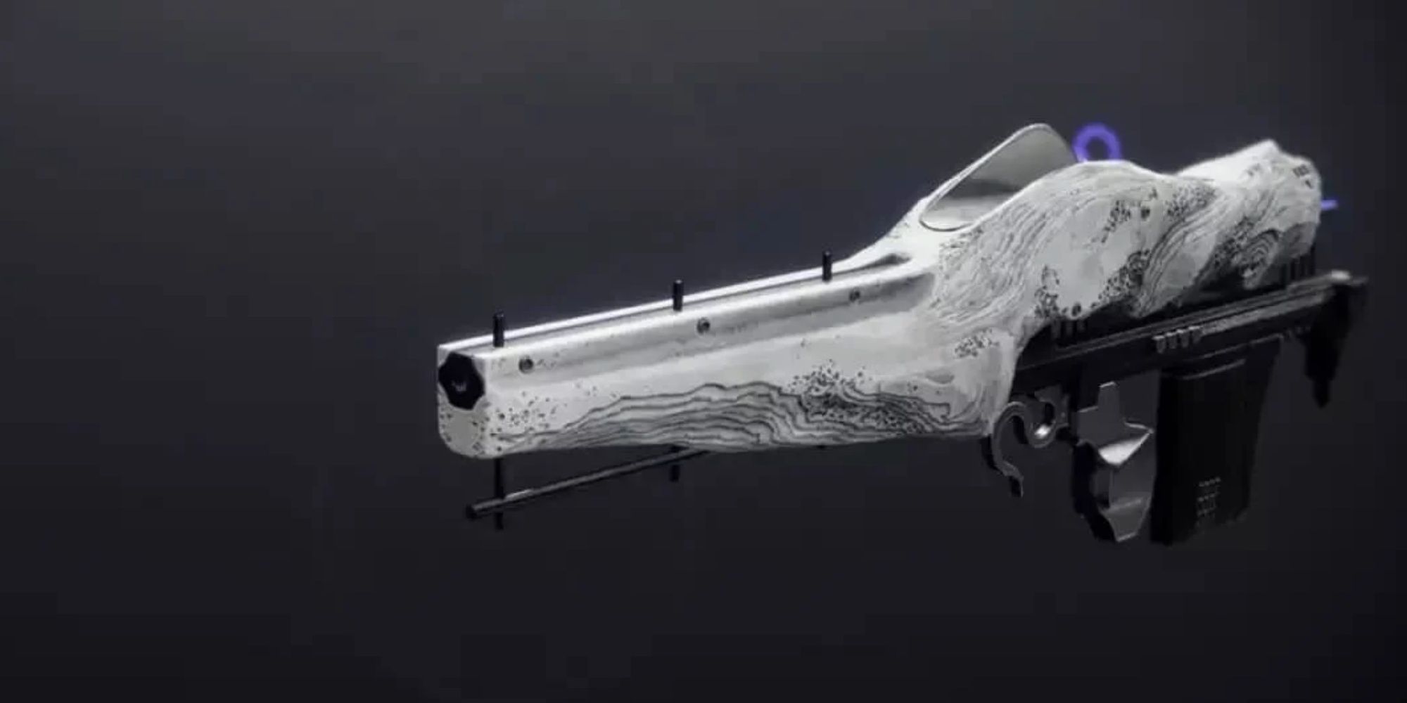 The Collective Obligation Exotic Trace Rifle in Destiny 2.