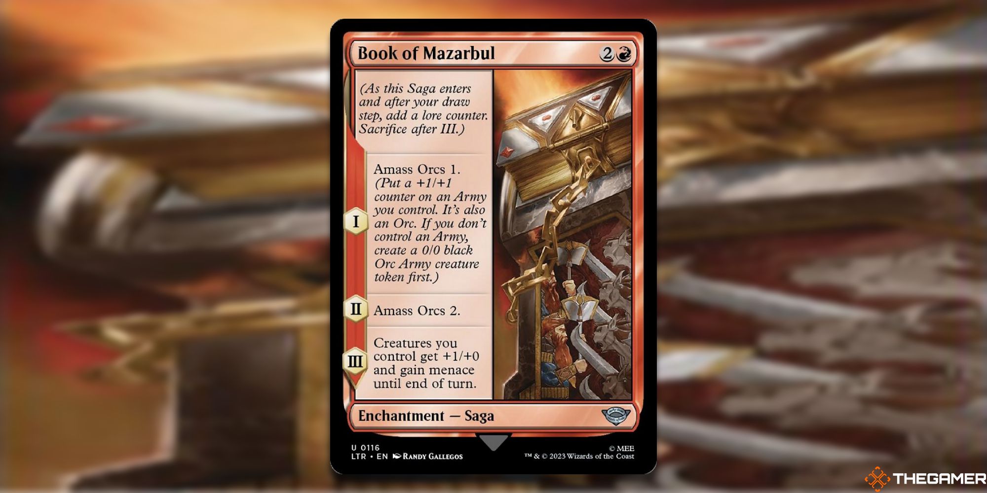 MTG: Book of Mazarbul card
