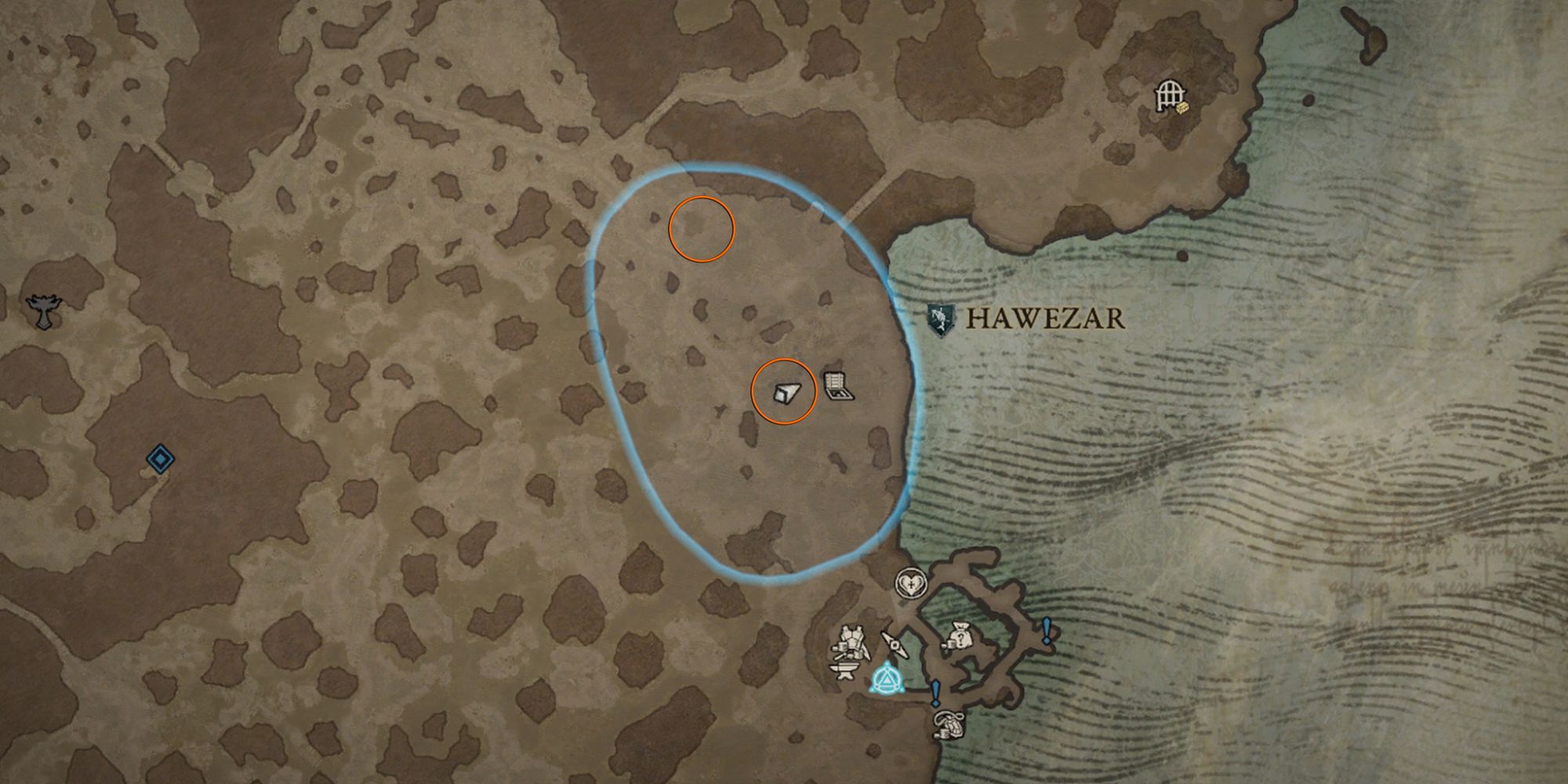 brought to heel red mushroom location map