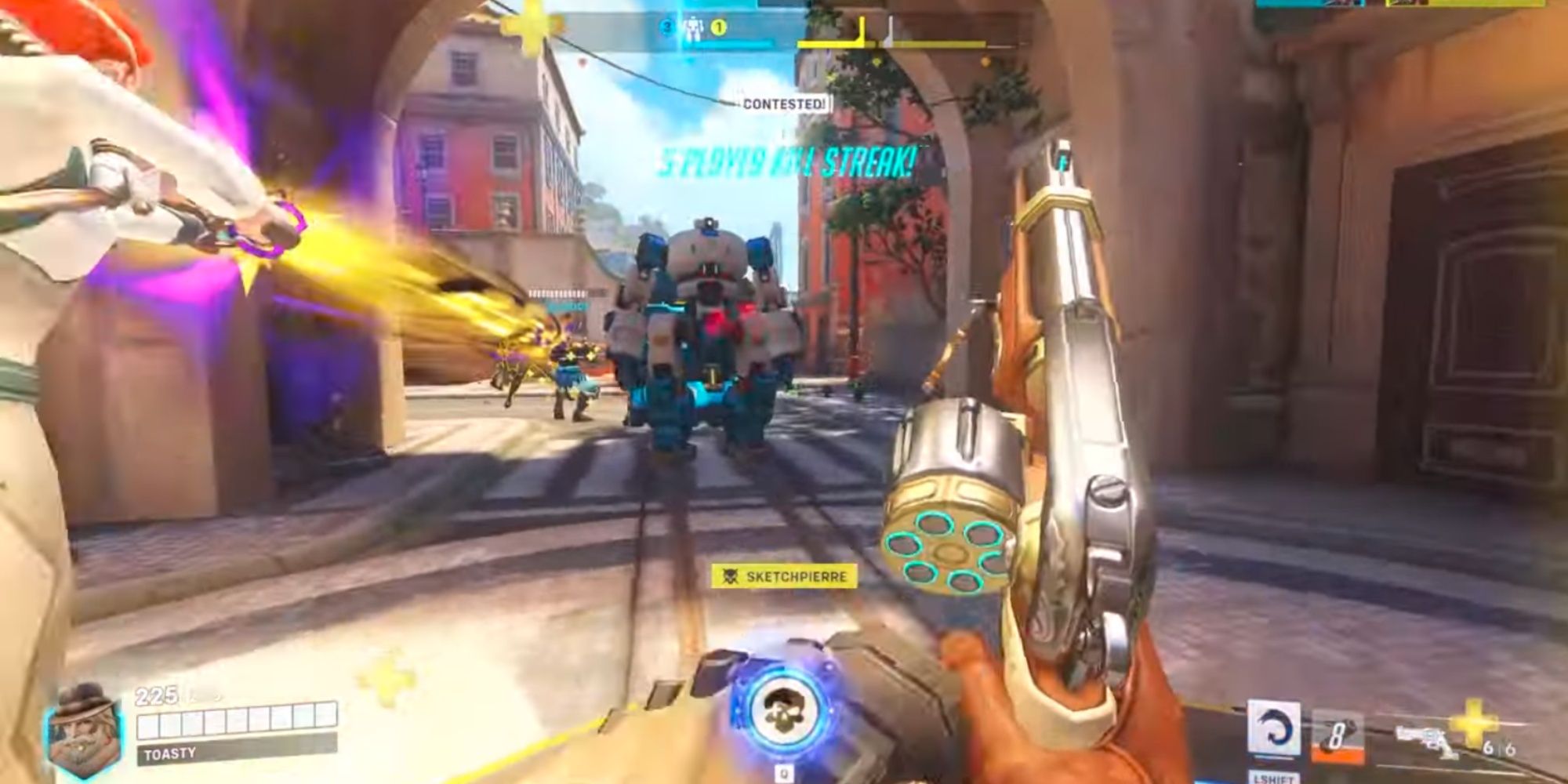 Cassidy using Riot Shotgun