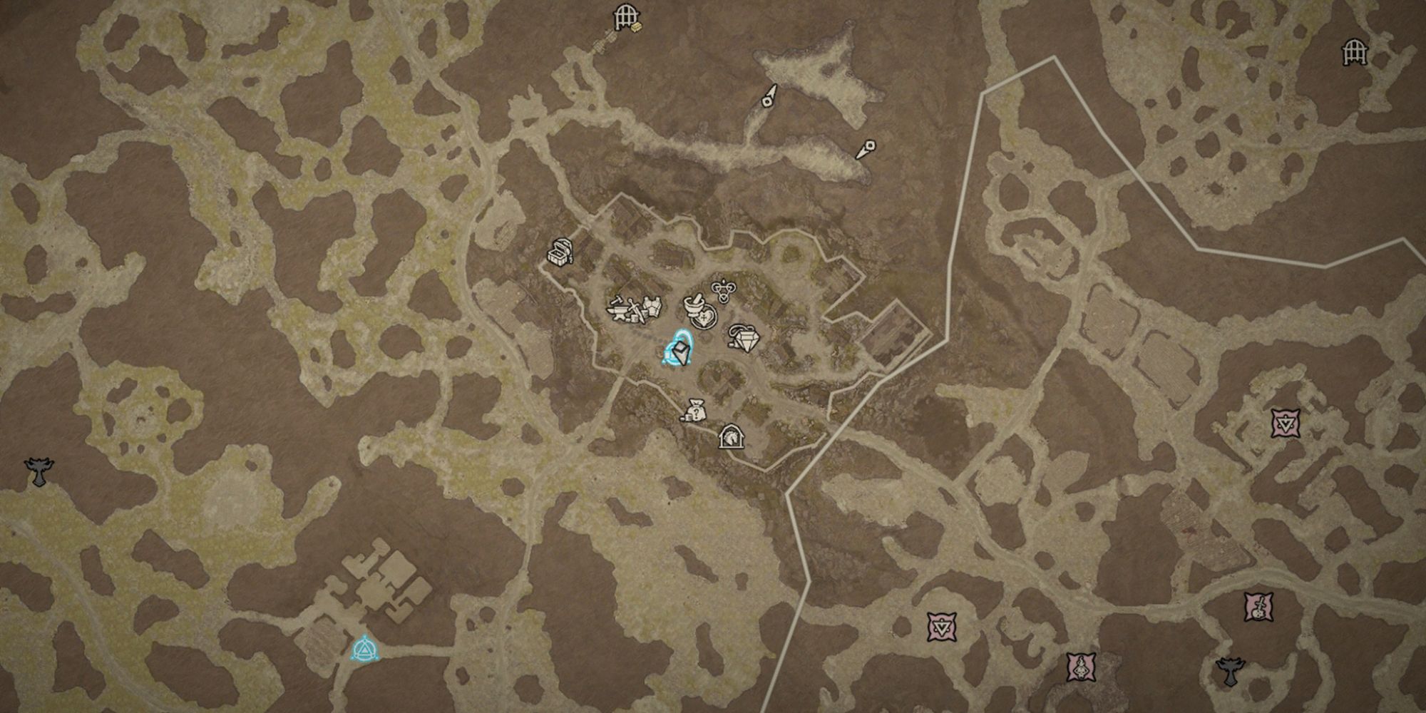 cerrigar map