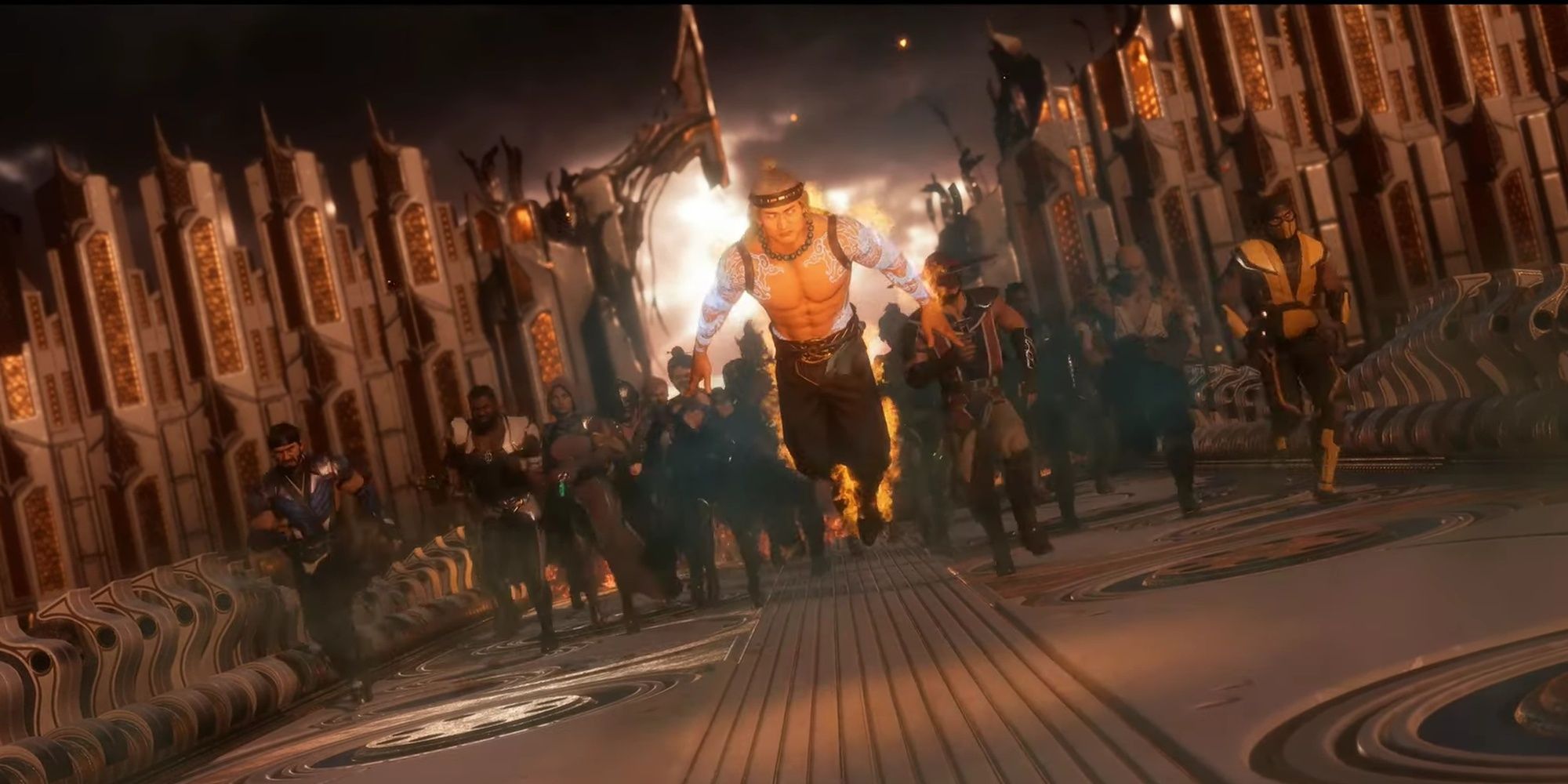 Mortal Kombat 11: All Of The Heroes Of MK Charging Into Battle