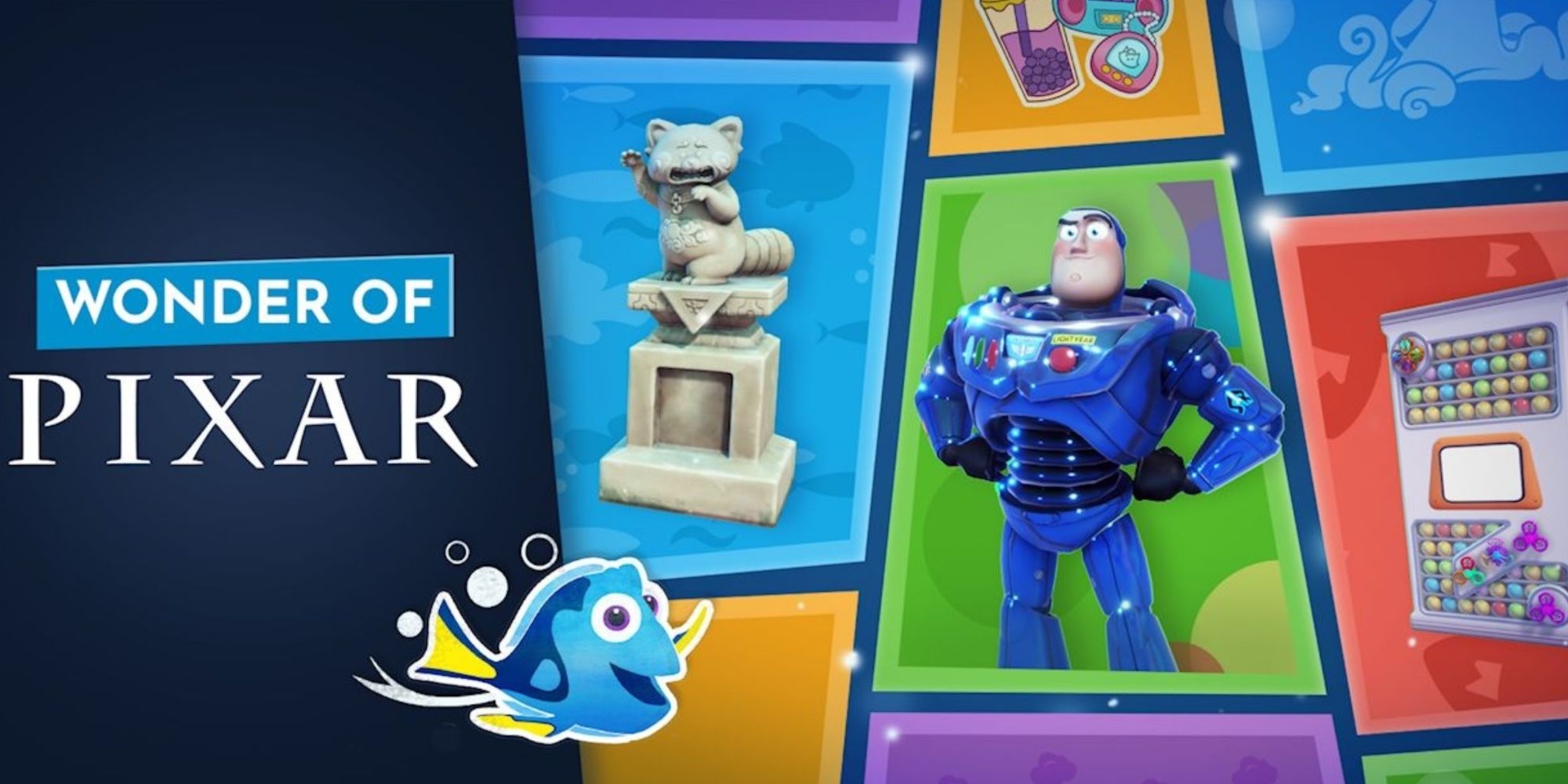 wonder of pixar disney dreamlight valley main screen promo
