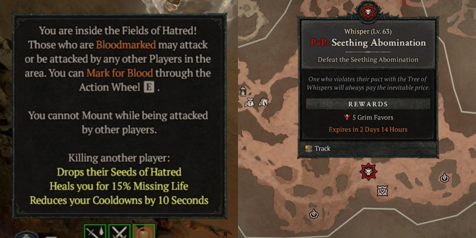 Fields Of Hatred Tooltip Seething Abomination In Diablo 4
