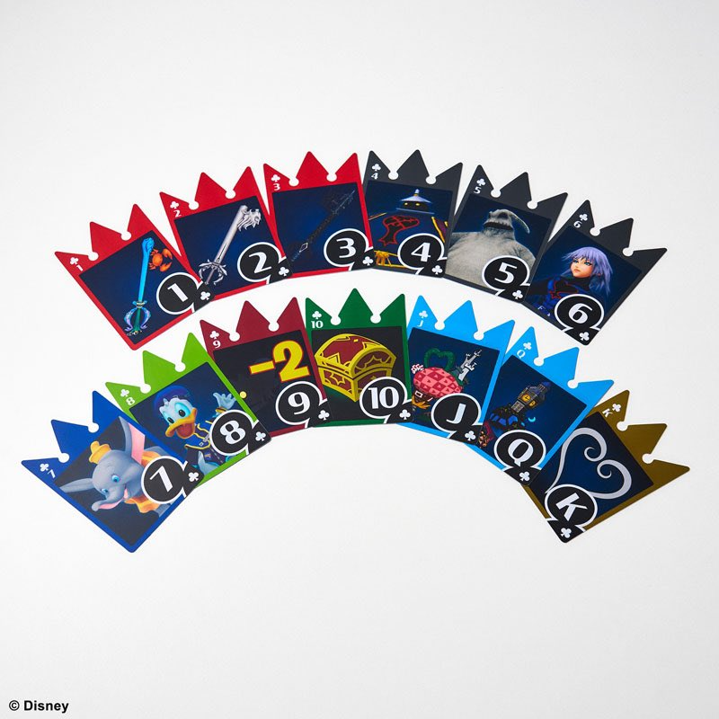 A deck of cards based on Kingdom Hearts Chain of Memories.