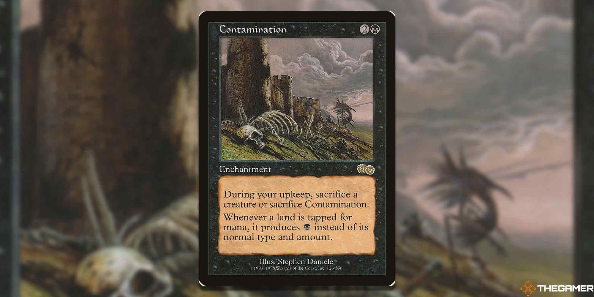 Contamination Magic: The Gathering card