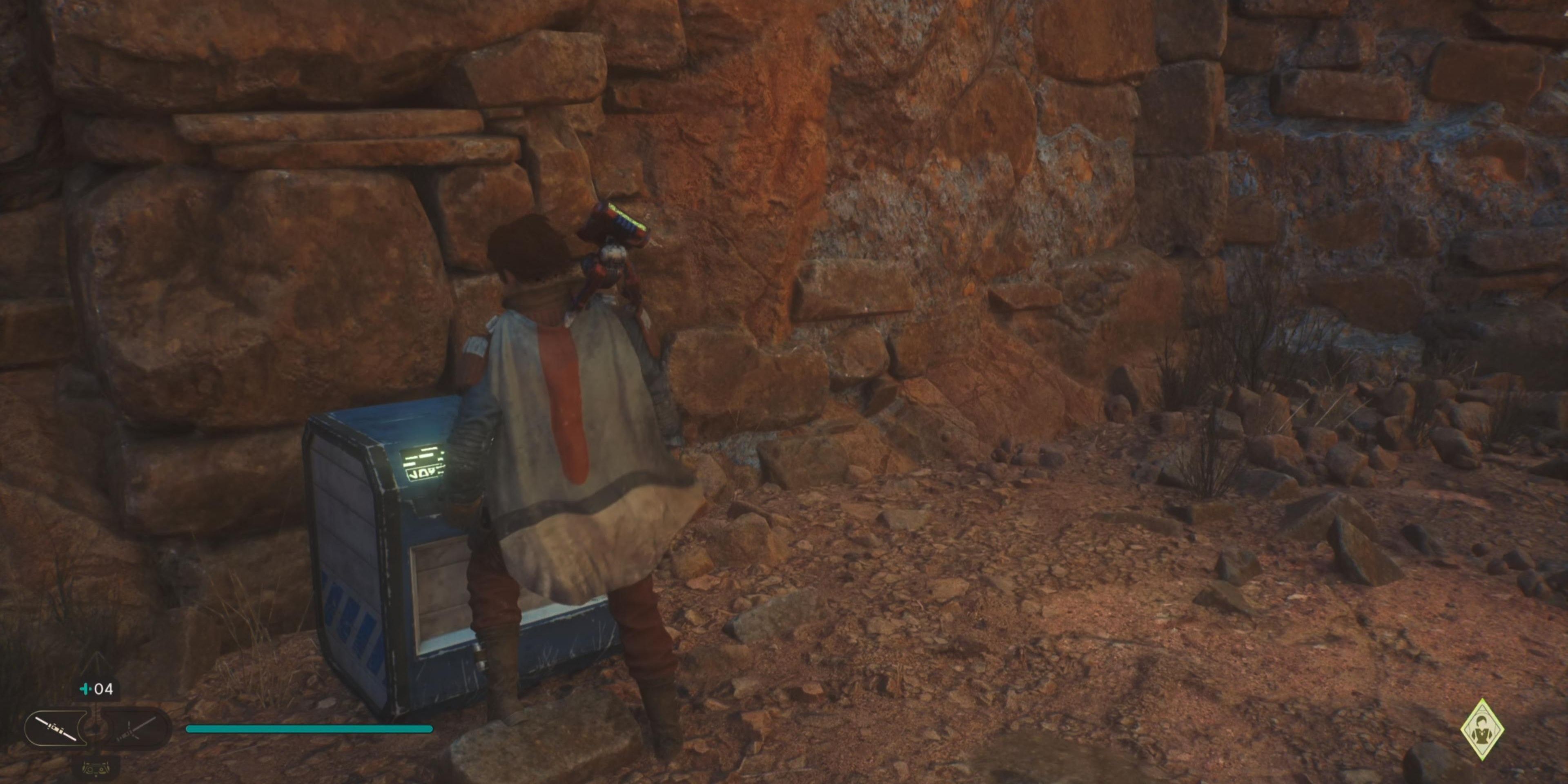 Crate near Meditation Point
