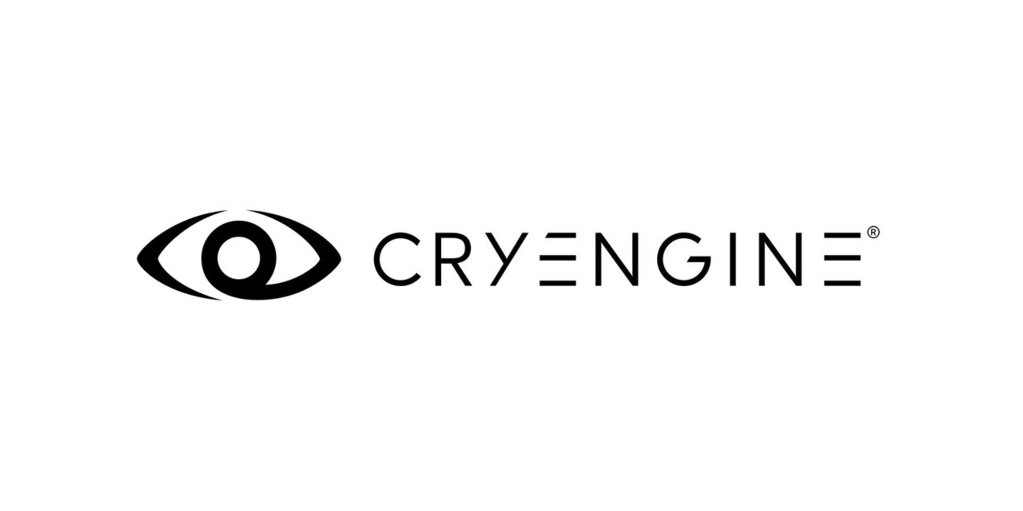 CryEngine Logo with an eye on the left side of the screen