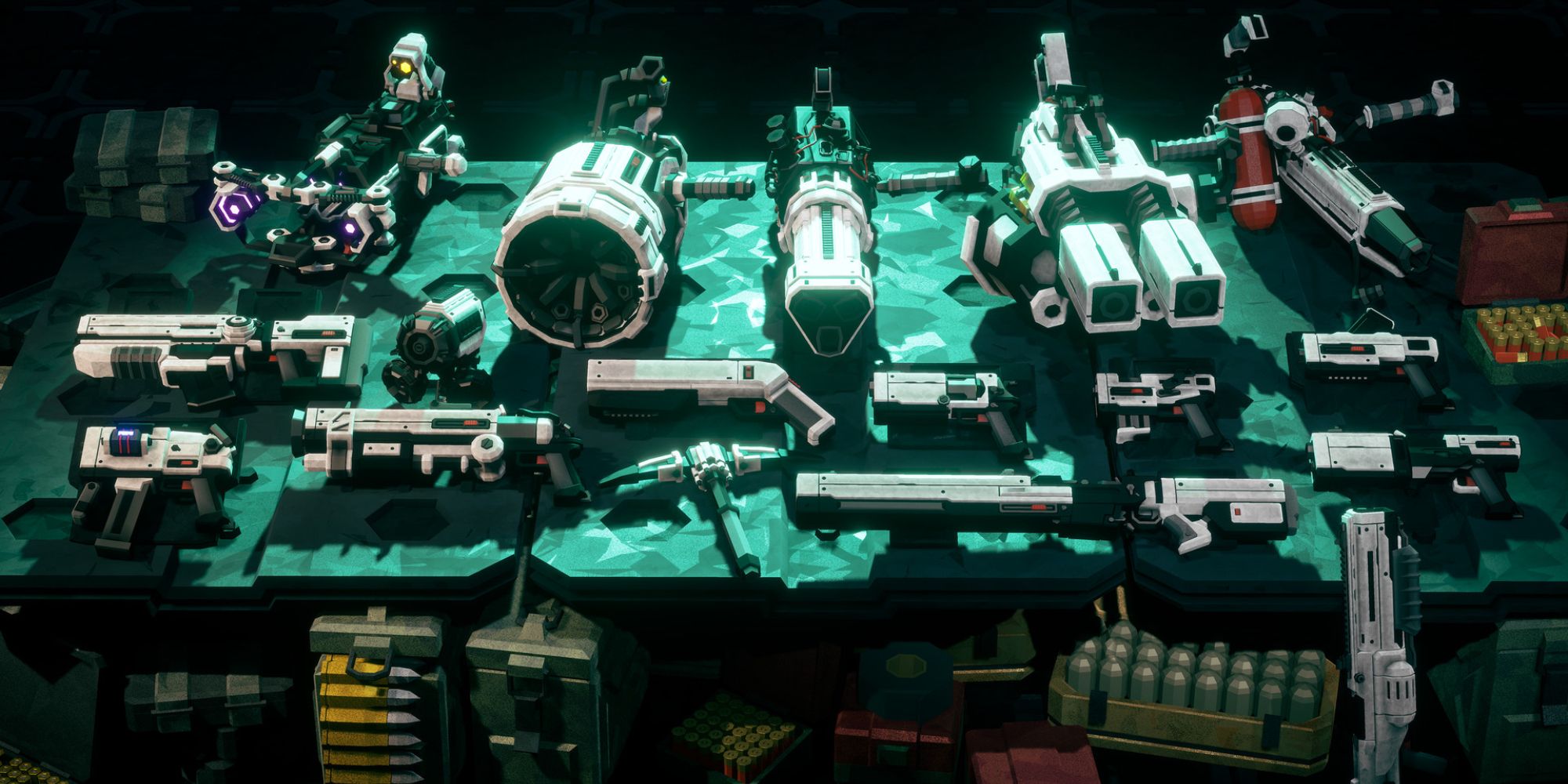 deep rock galactic megacorp skin on each weapon