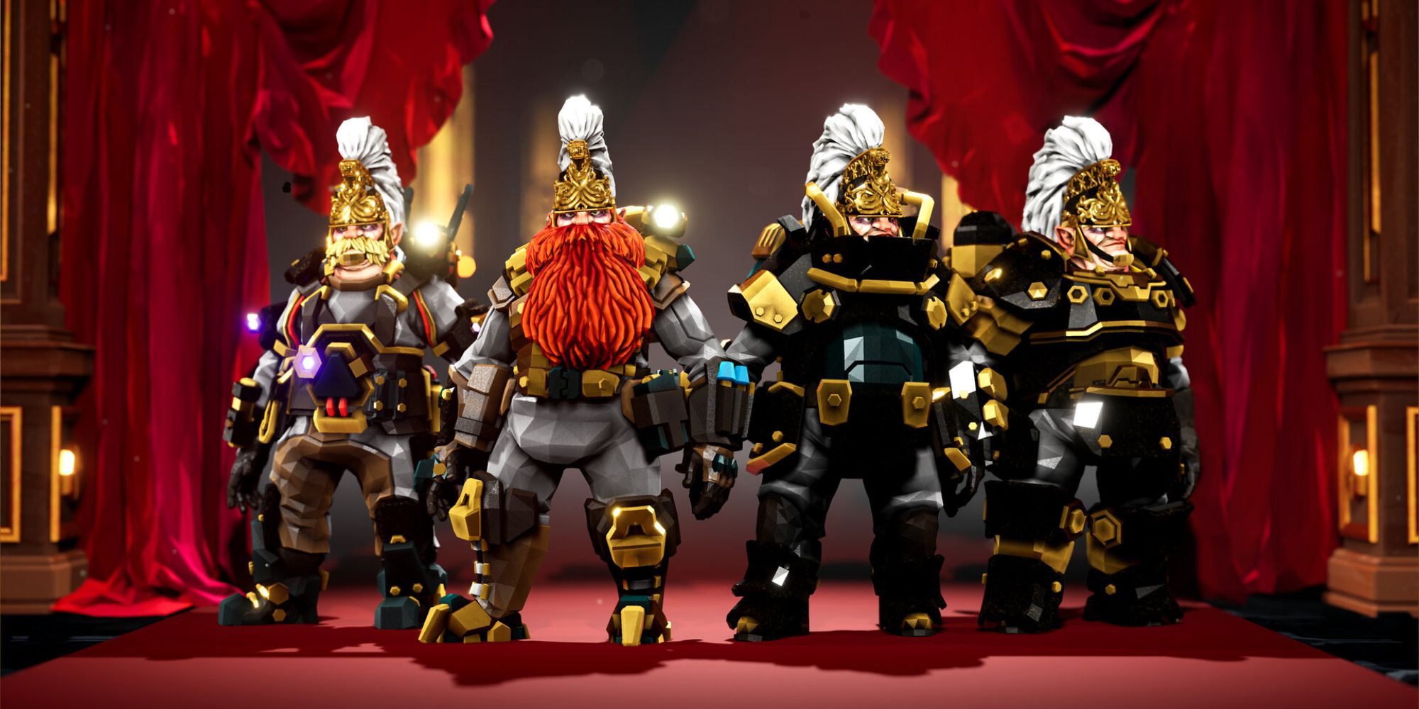 deep rock galactic supporter 2 pack armor skins on each character