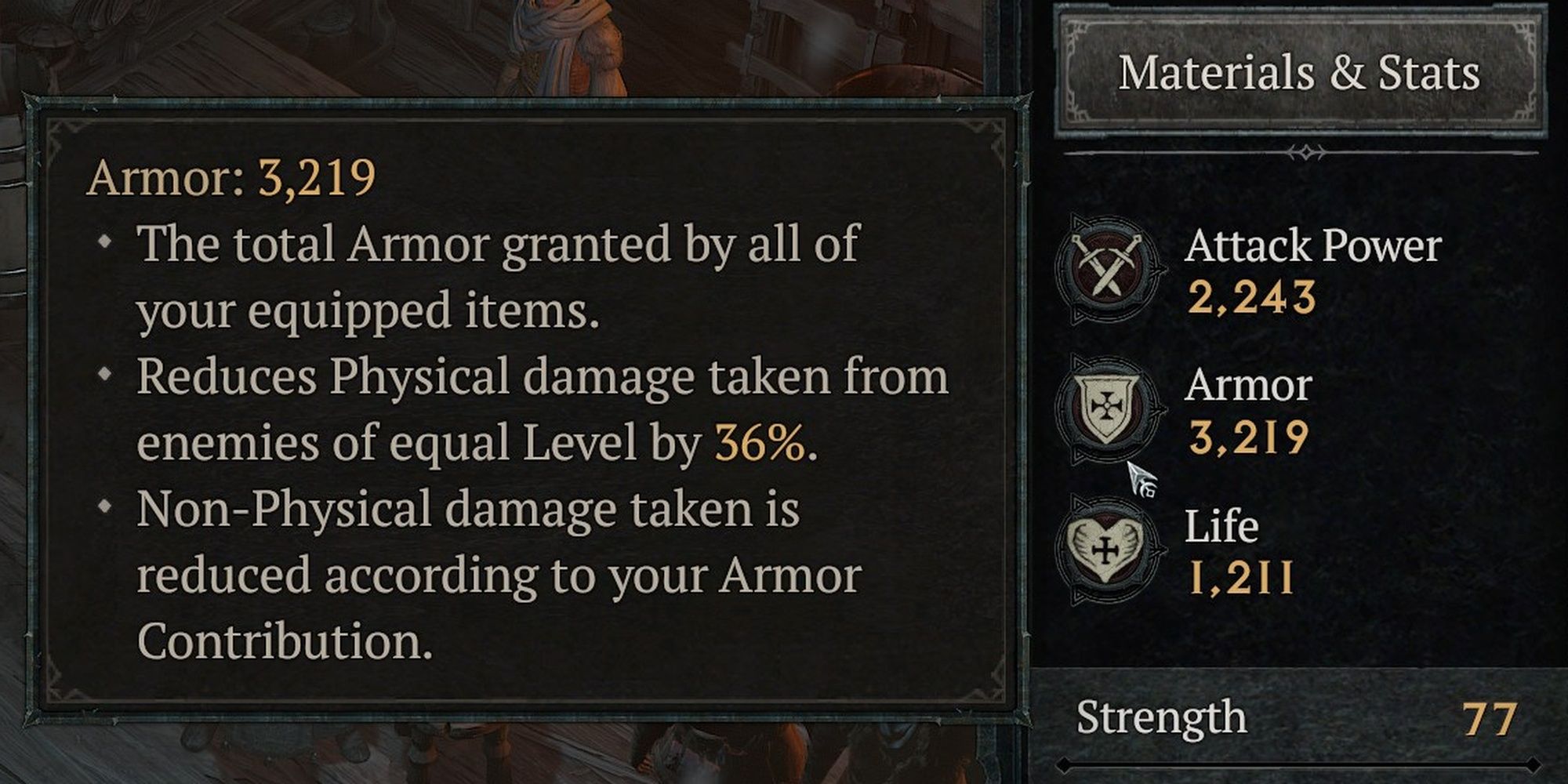 Diablo 4 Armor Tooltip