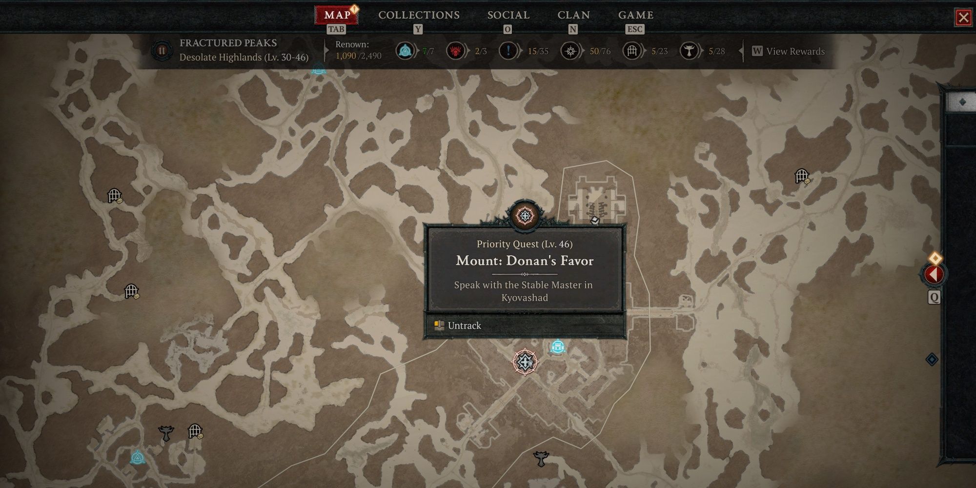 Diablo 4 Donan's Favor Quest Location