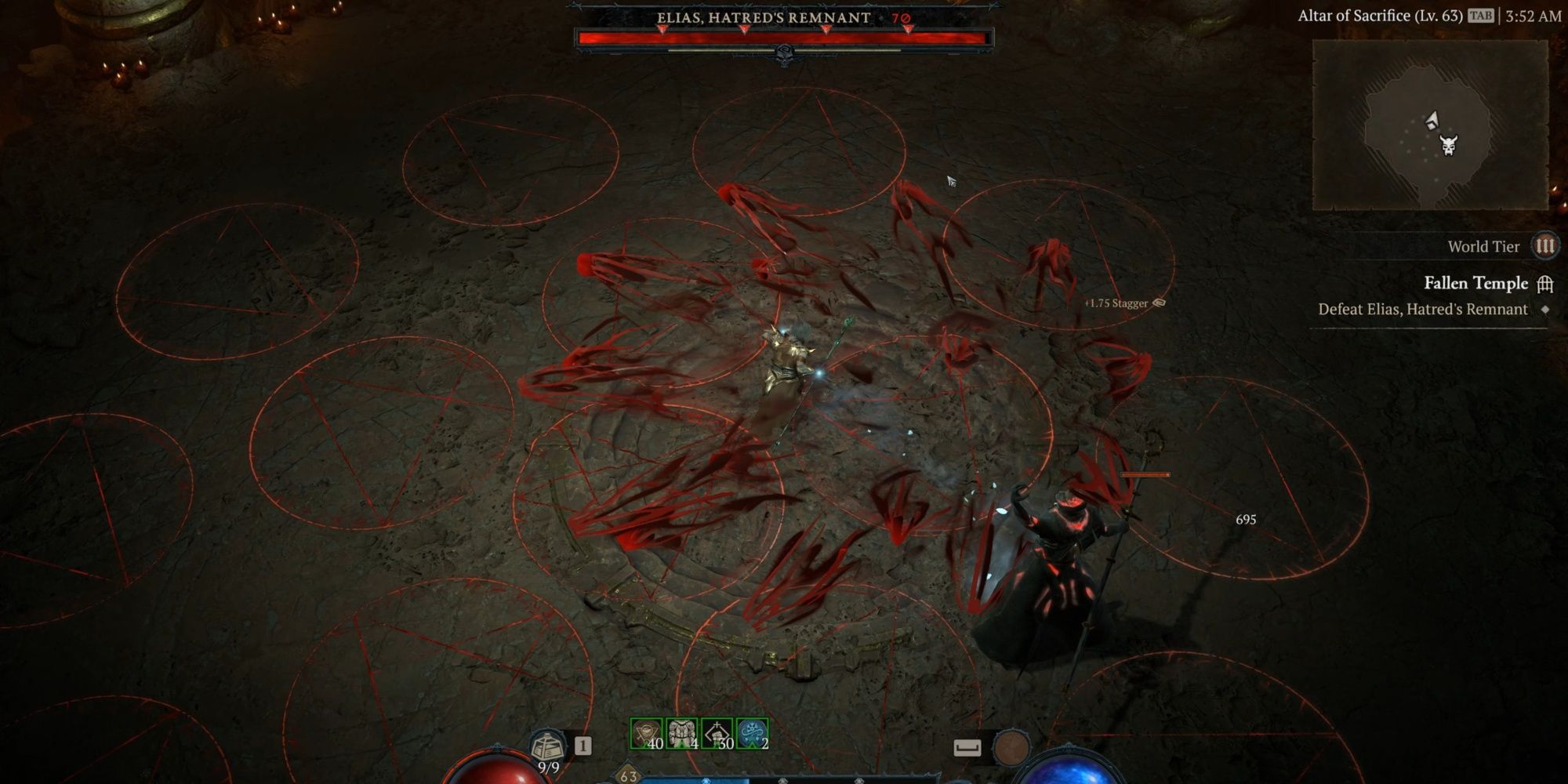 Diablo 4 Fallen Temple Elias Summoning Barrage
