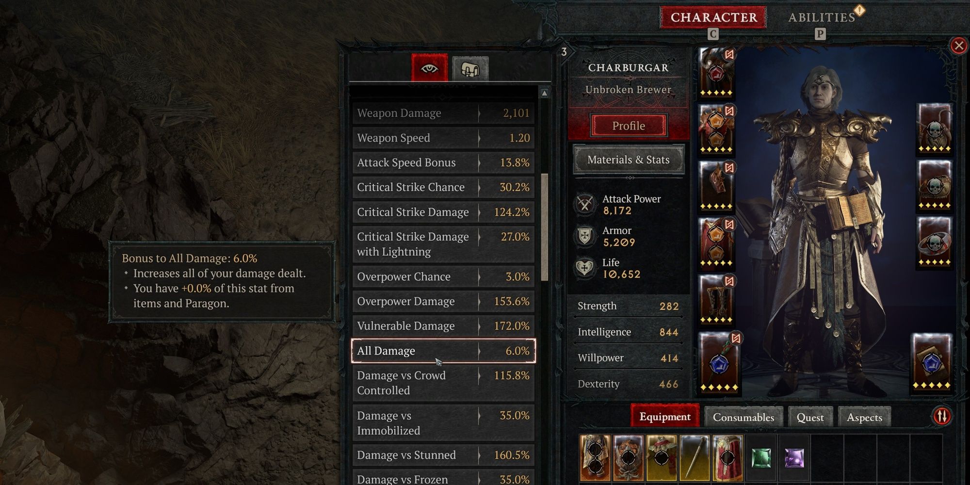Diablo 4 Glass Cannon x1