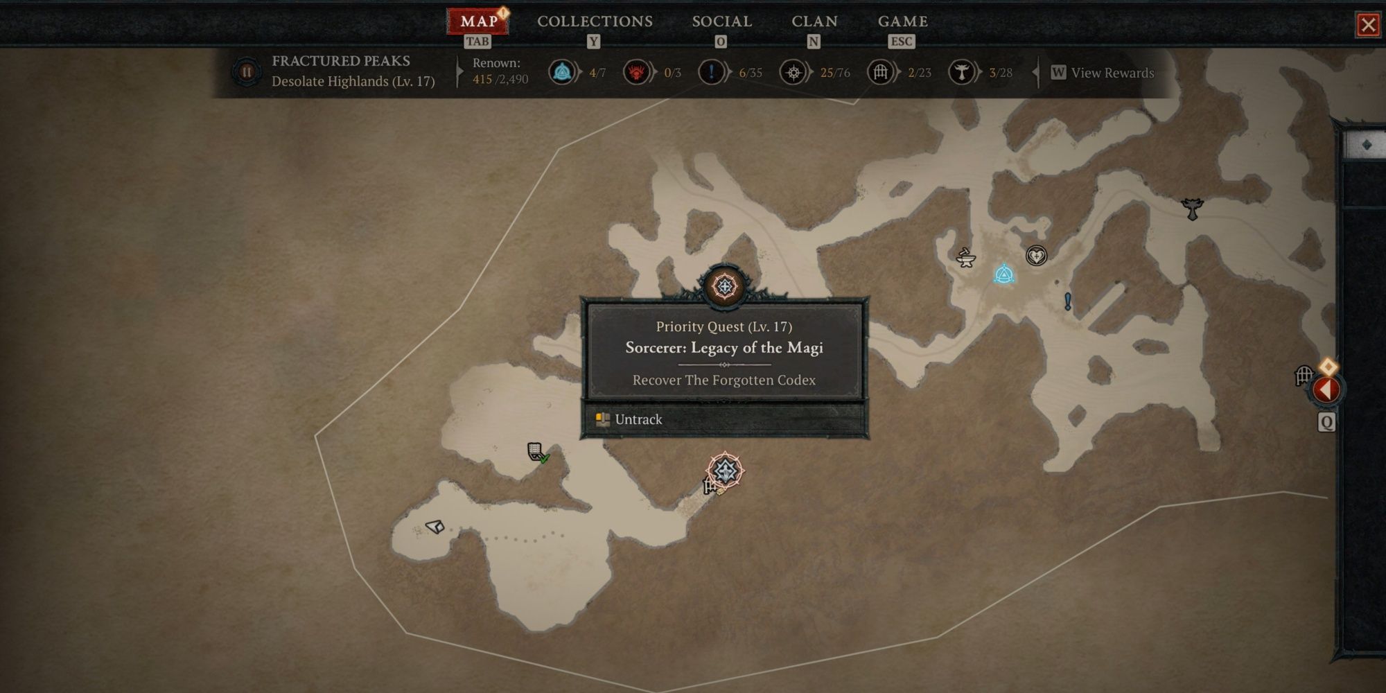 Diablo 4 Sorcerer Call of the Magi Feature Quest Location