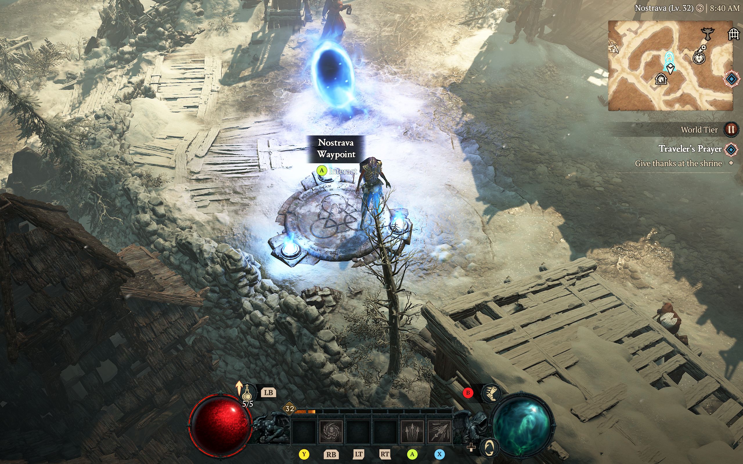Diablo 4: Nostrava Waypoint