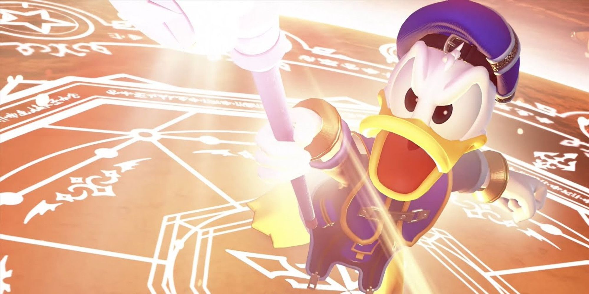 Donald Duck casting Zettaflare in Kingdom Hearts