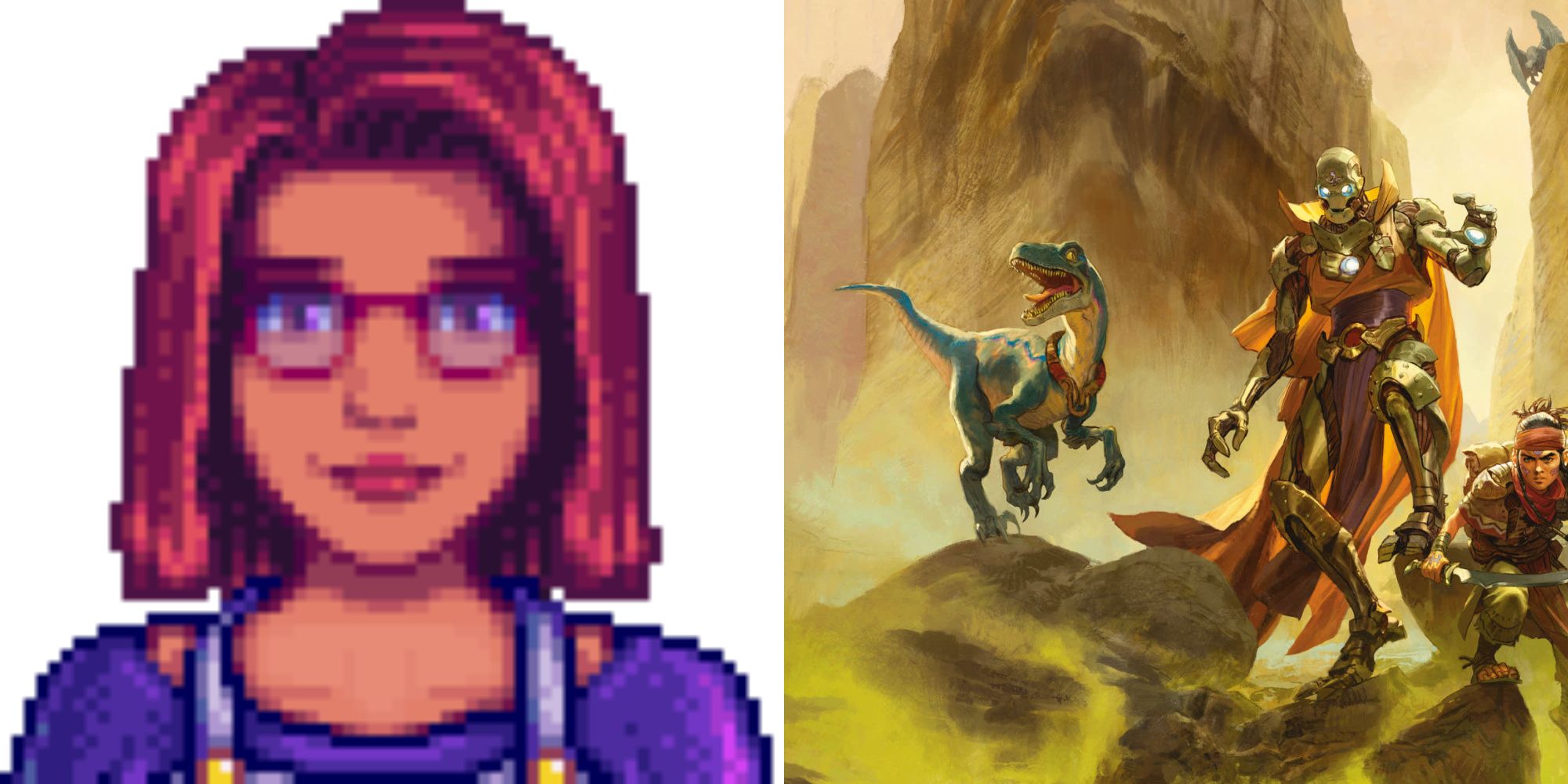 Dungeons and Dragons and Stardew Valley warforged from Eberron Rising from the Last War and Maru-1
