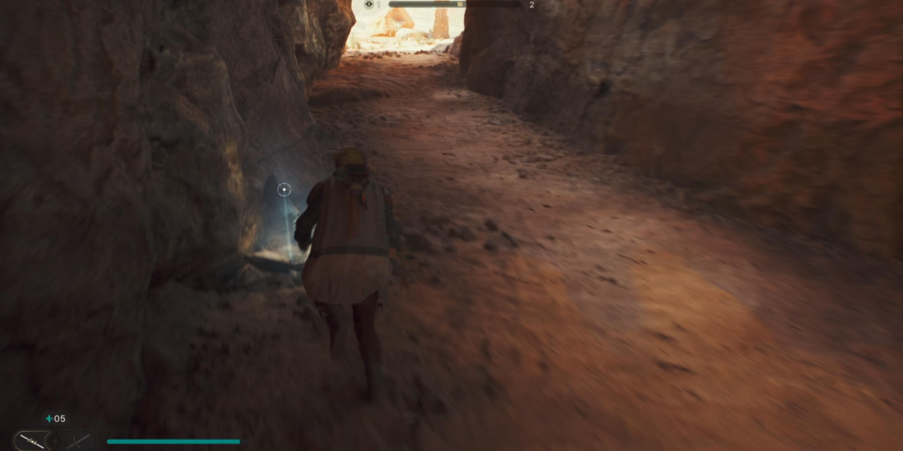 Echo on left side of long path-1