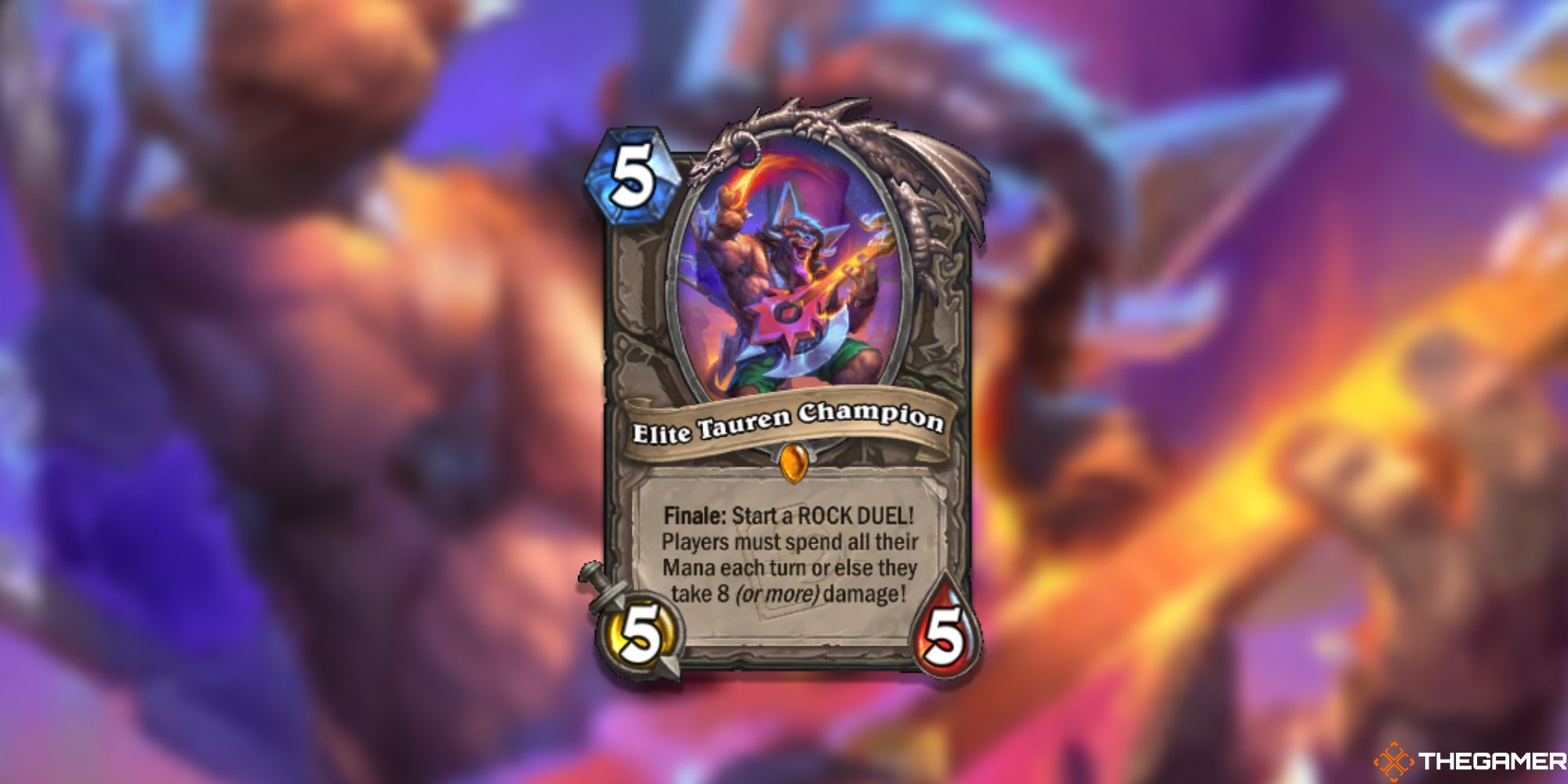 Elite Tauren Champion Hearthstone Card