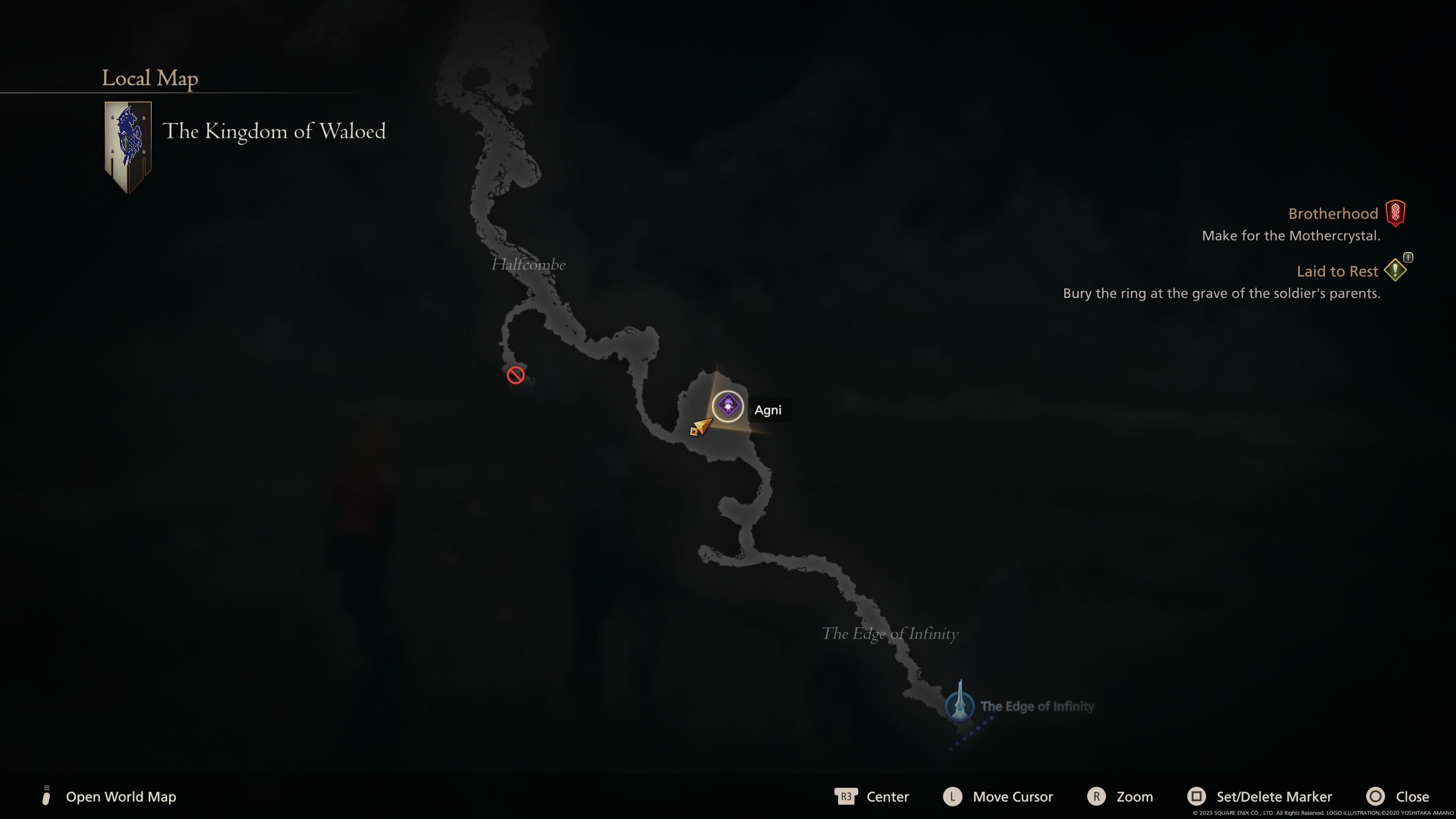 Final Fantasy 16 - Agni Map Location