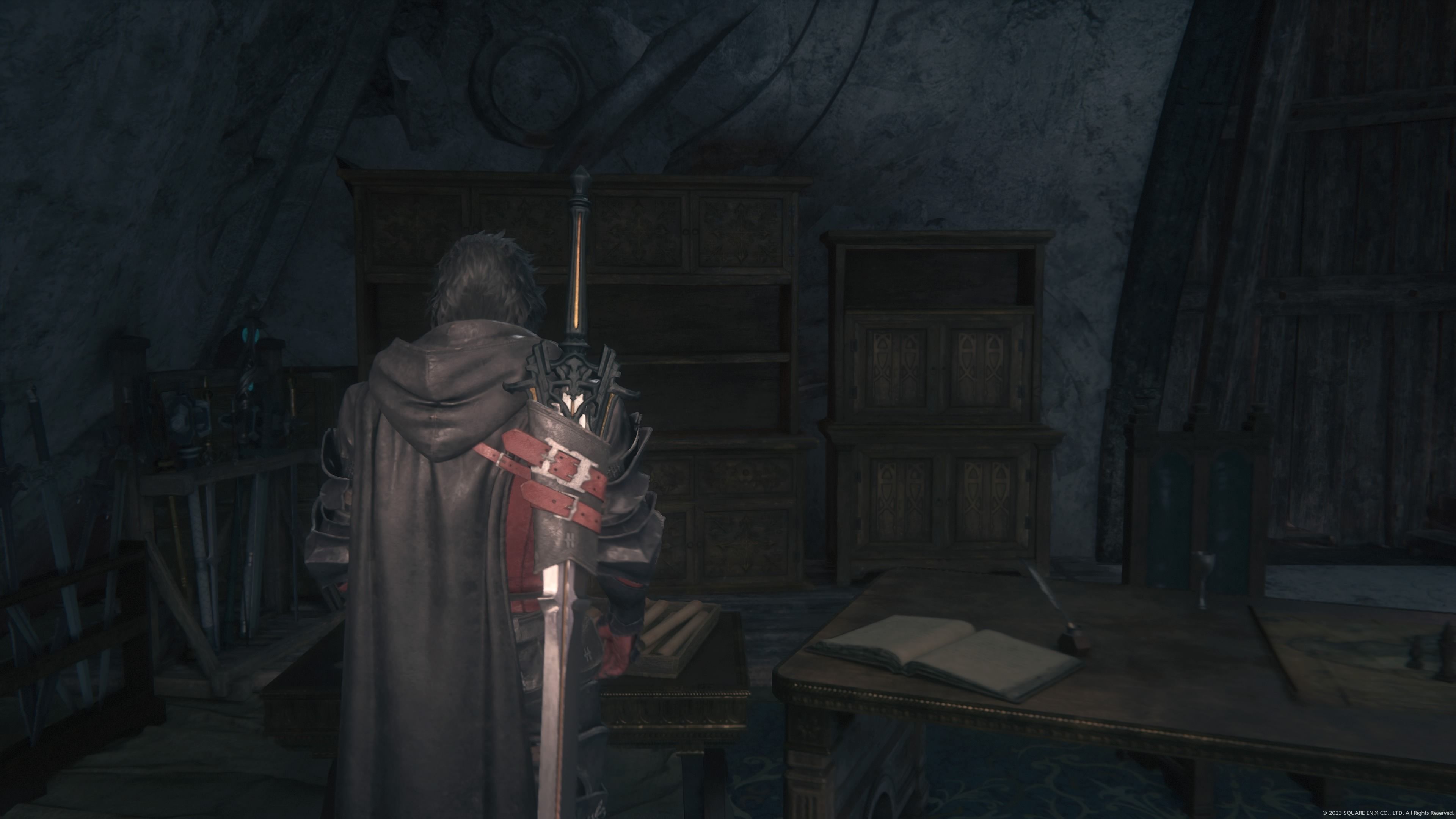Final Fantasy 16 - Clive at the Reading Table