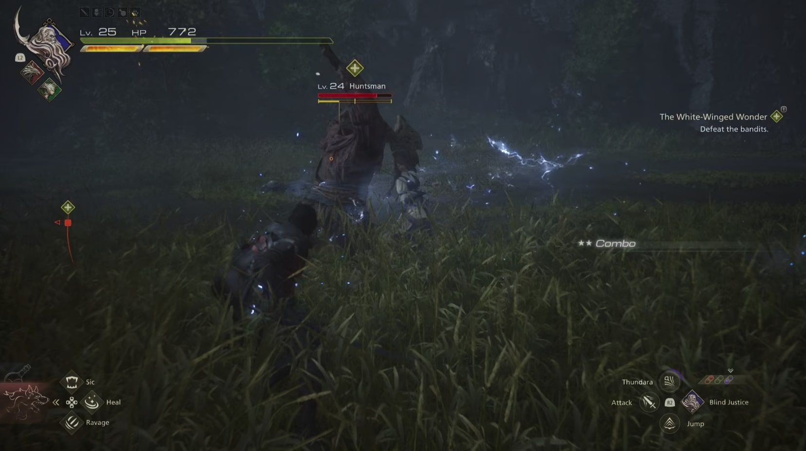 Final Fantasy 16 - Defeating the Huntsman chocobo poacher