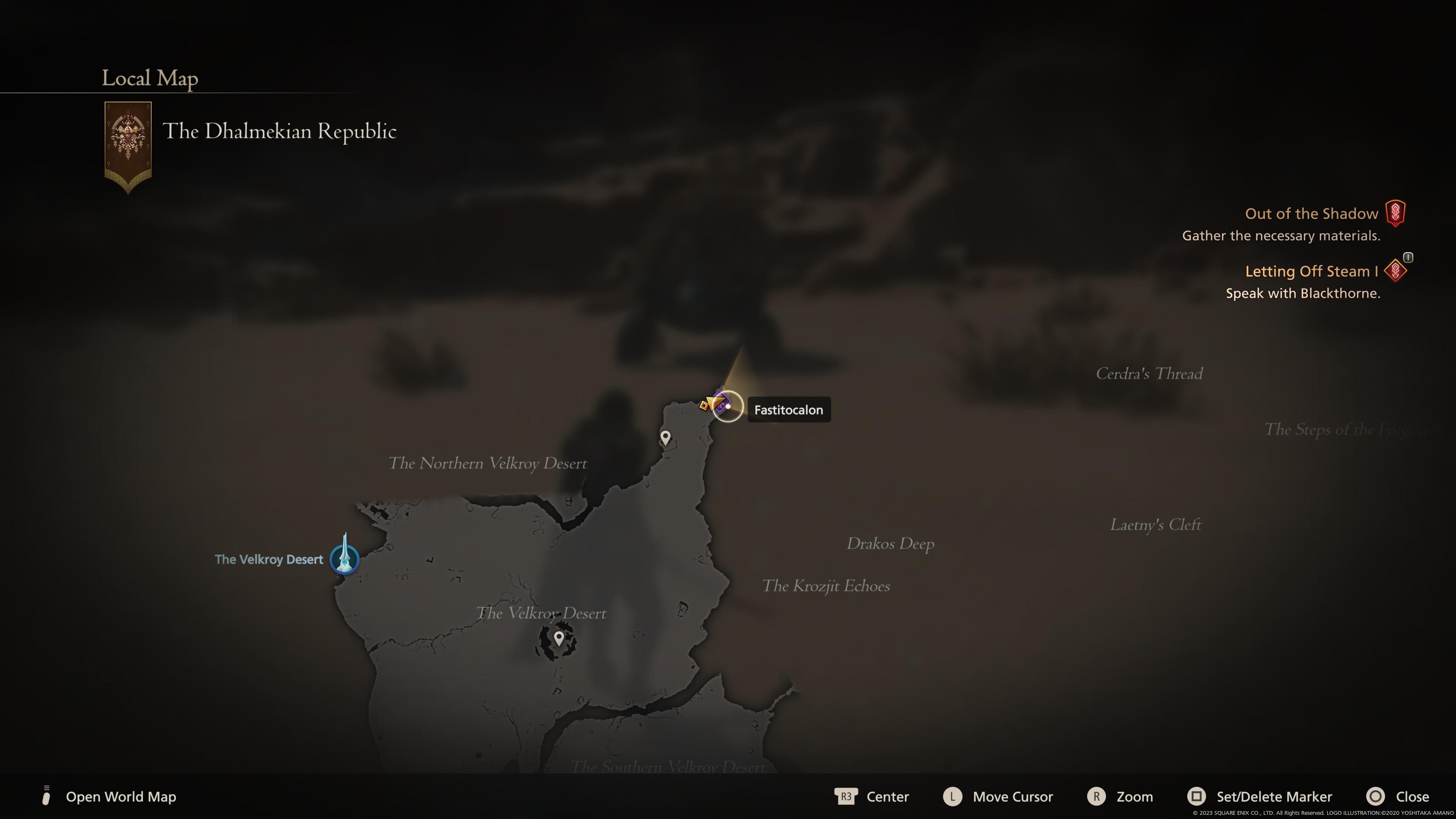 Final Fantasy 16 - Fastitocalon Map Location