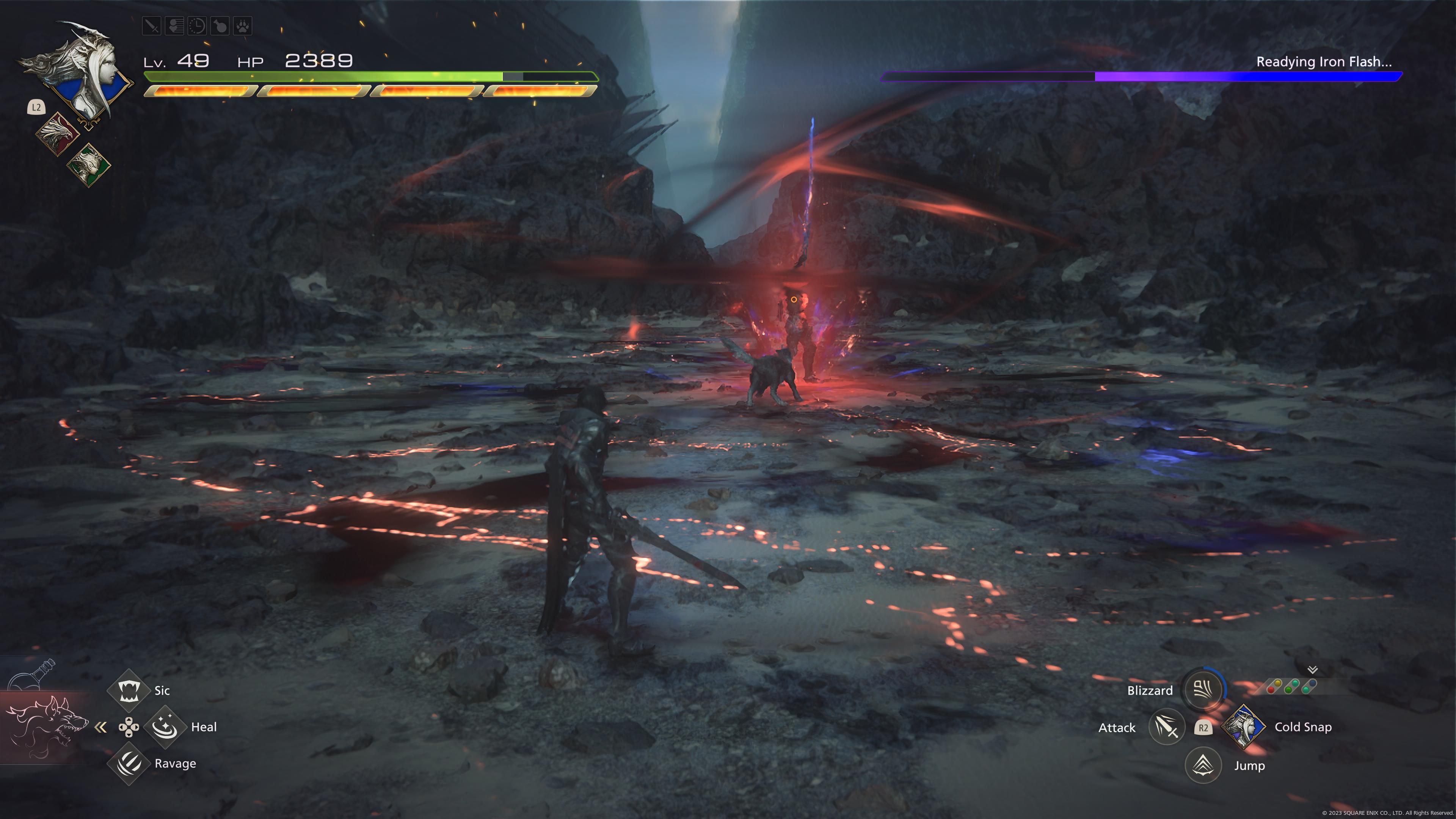 Final Fantasy 16 - Fighting Barnabas on the ocean floor