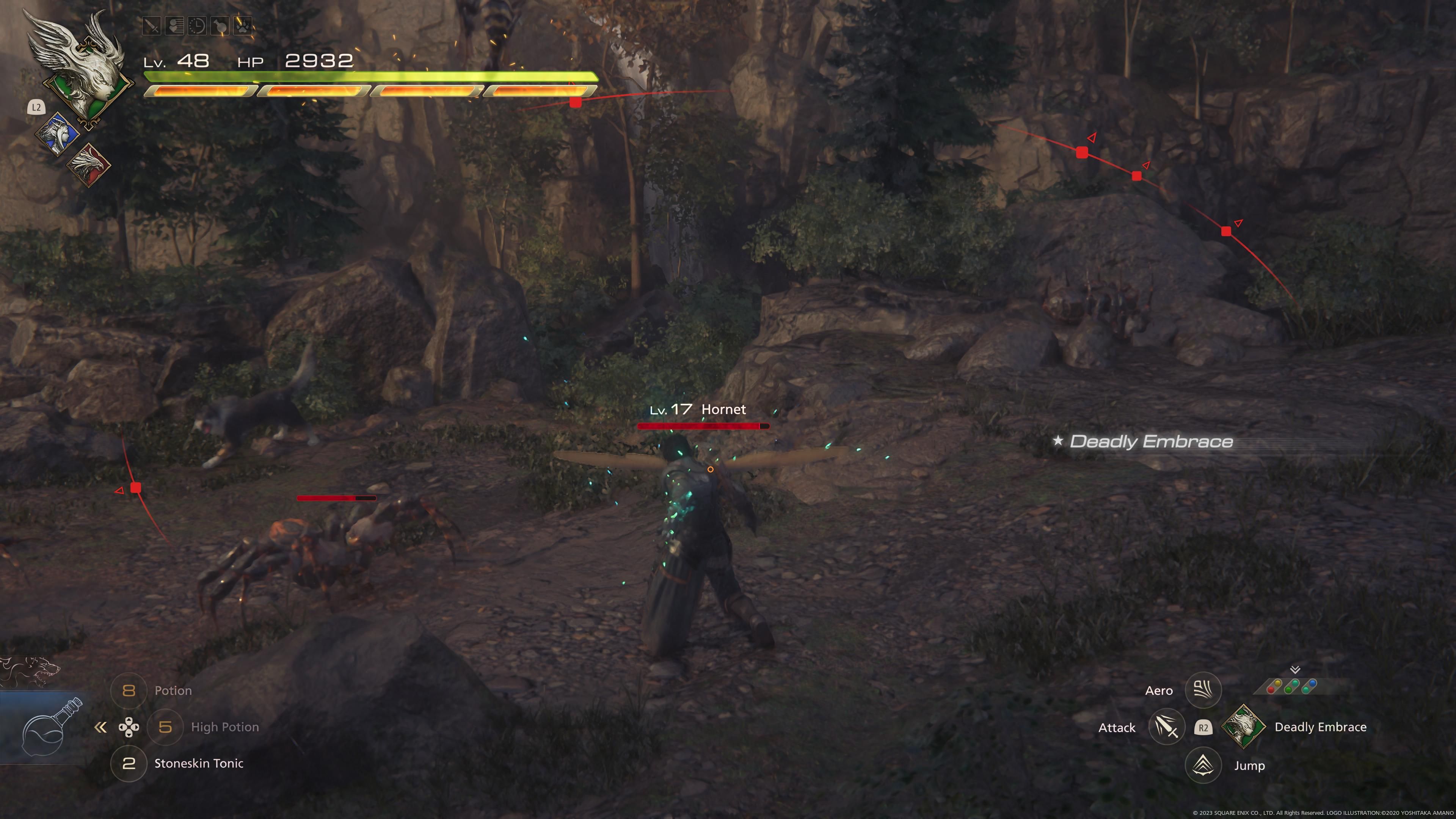 Final Fantasy 16 - Fighting Hornets at the Kingsfall