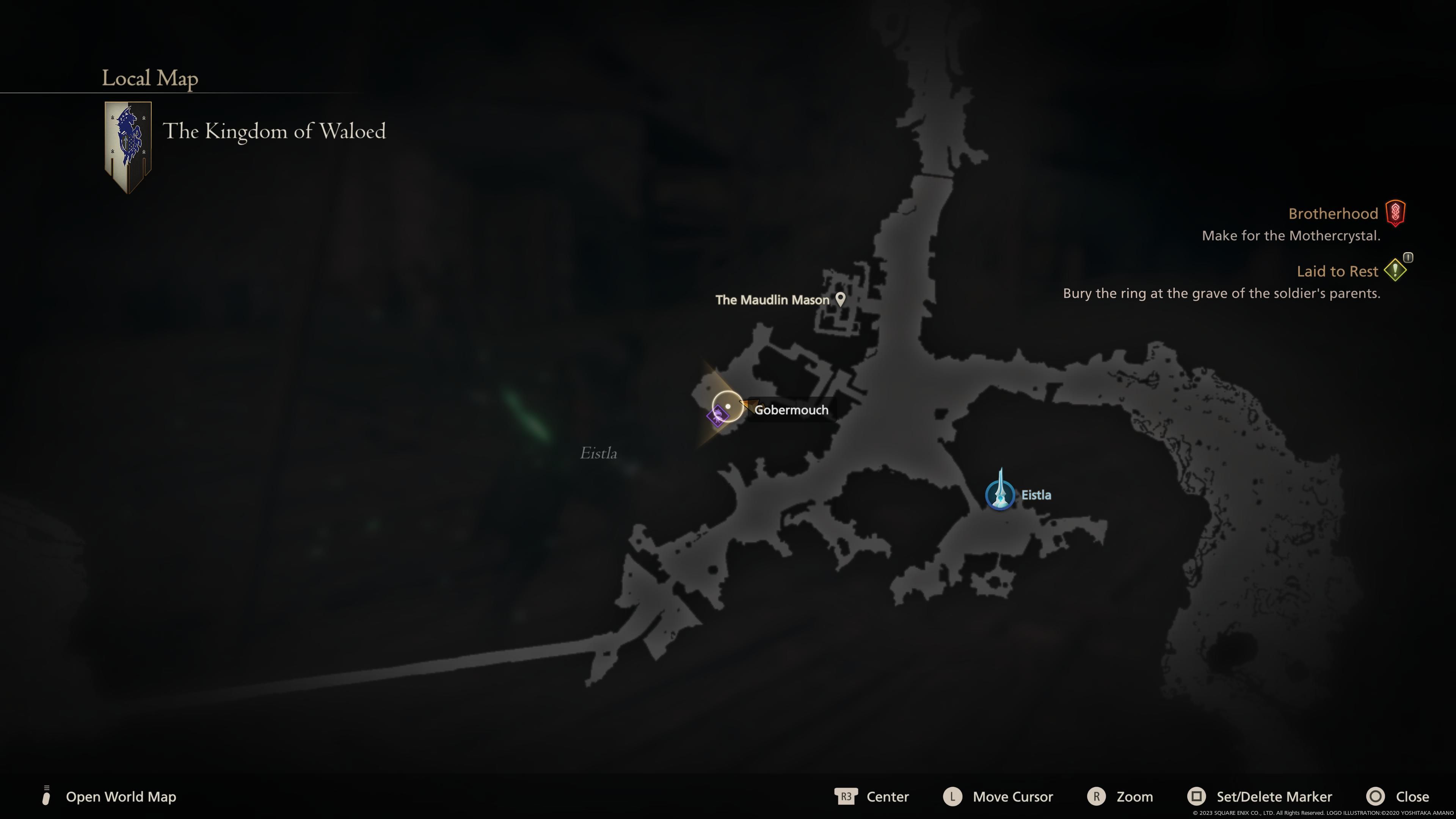 Final Fantasy 16 - Gobermouch Map Location