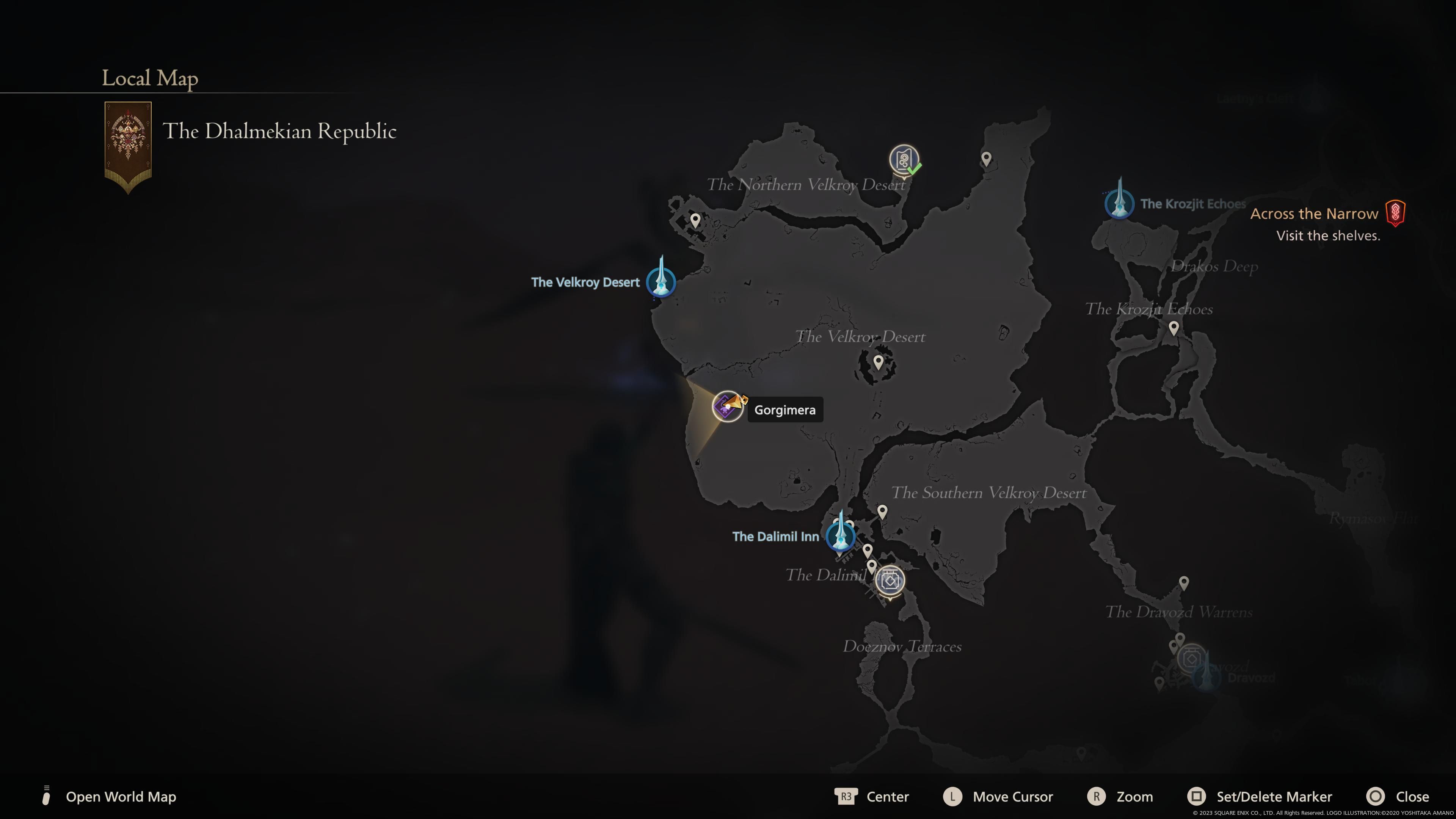 Final Fantasy 16 - Gorgimera Map Location