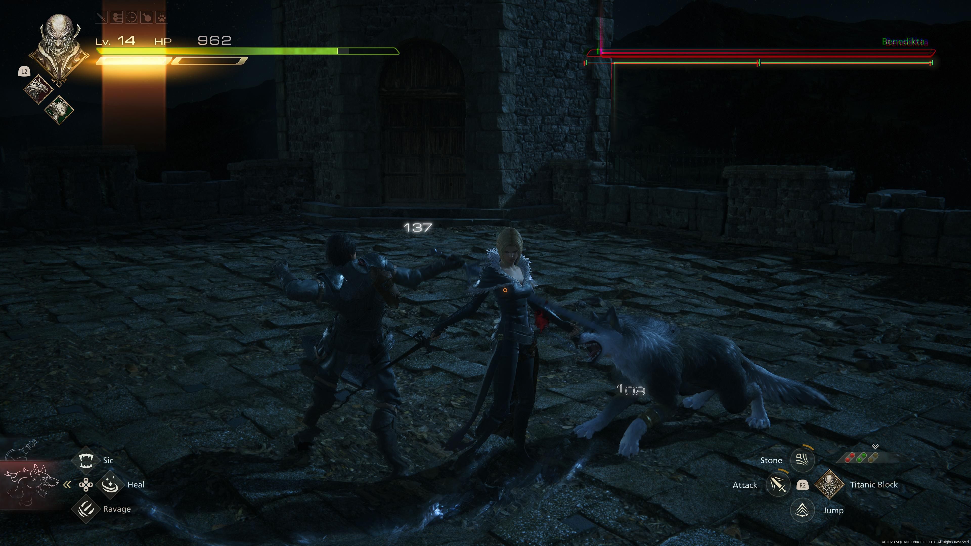 Final Fantasy 16 Headwind Benedikta Boss Battle