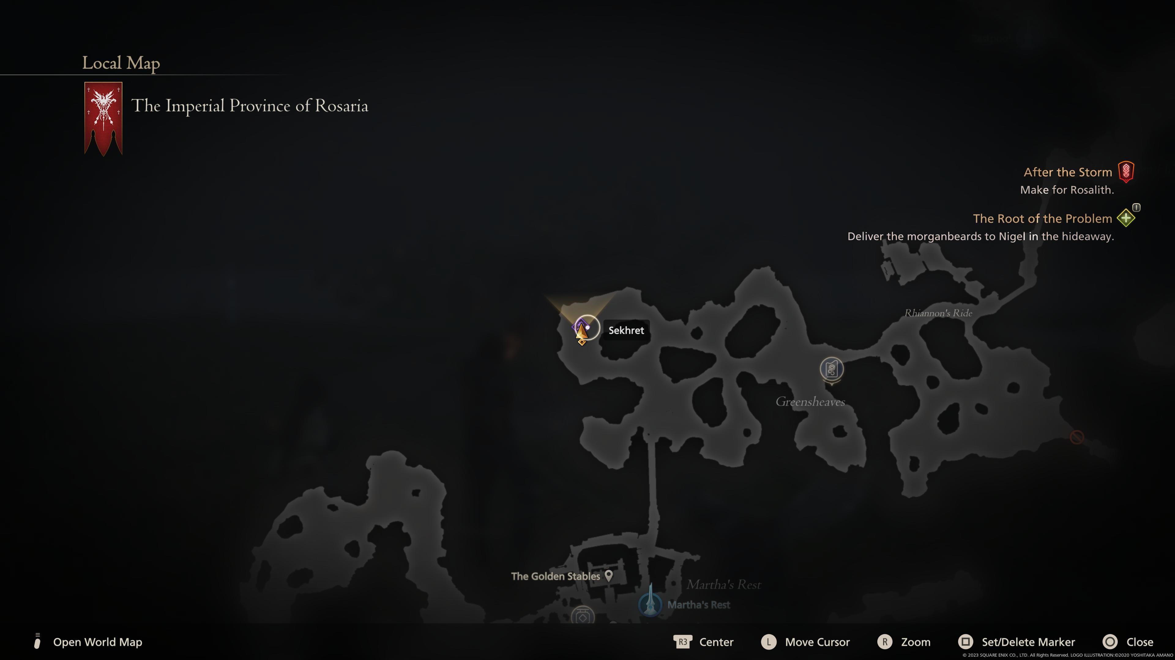 Final Fantasy 16 - Sekhret Map Location