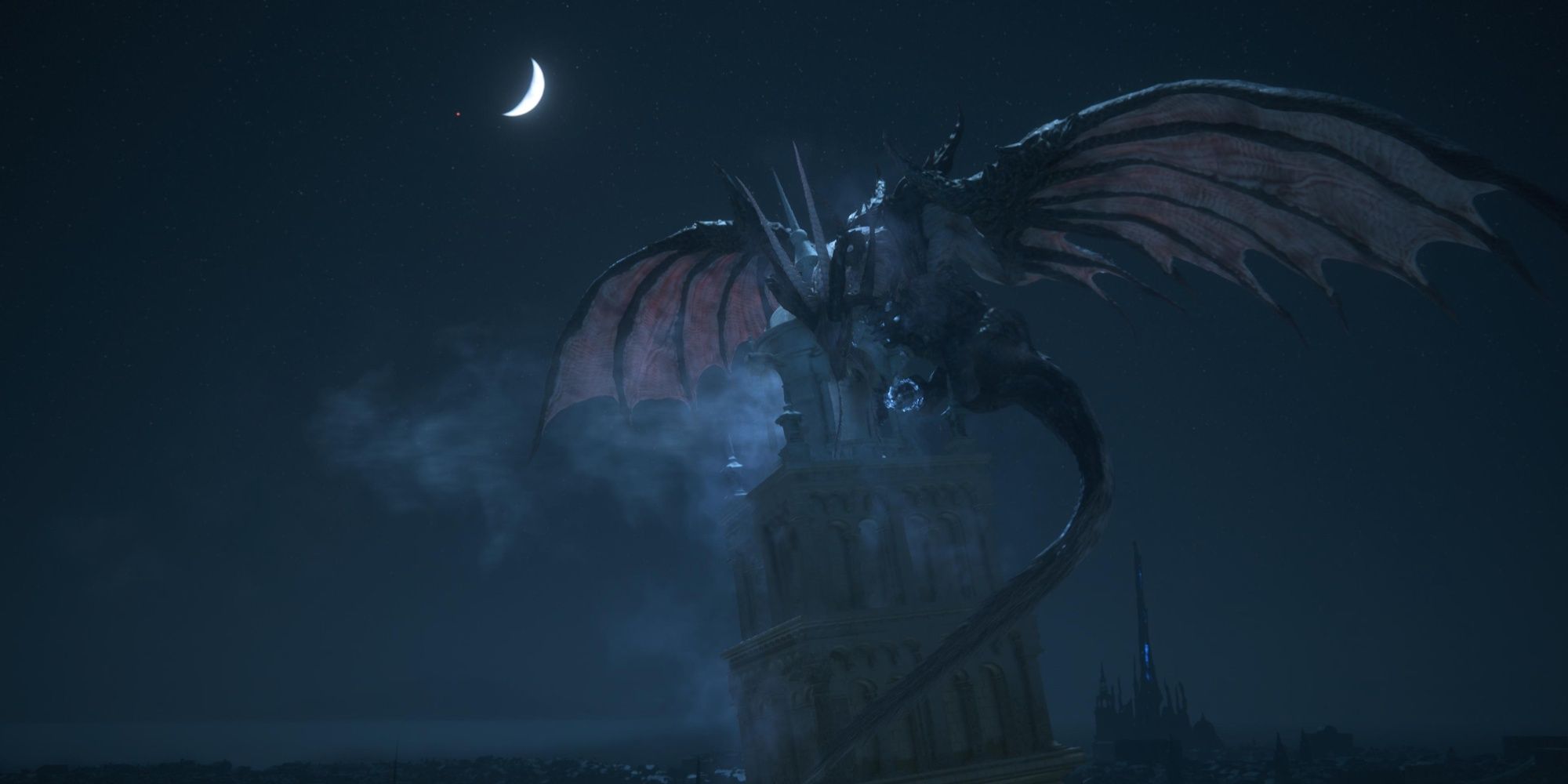 Final Fantasy 16 - White Dragon cutscene