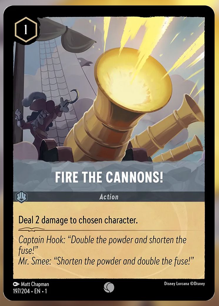 Fire the Cannons!
