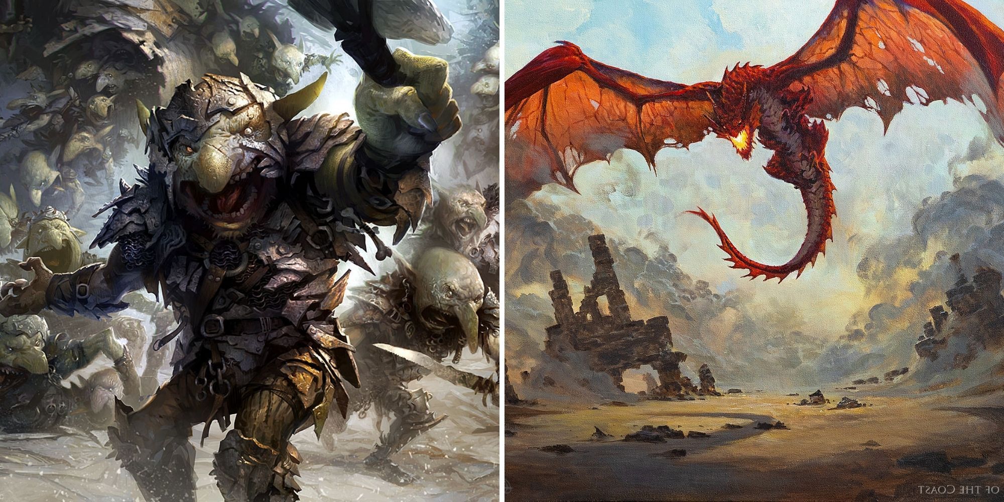 Goblins face Dragon