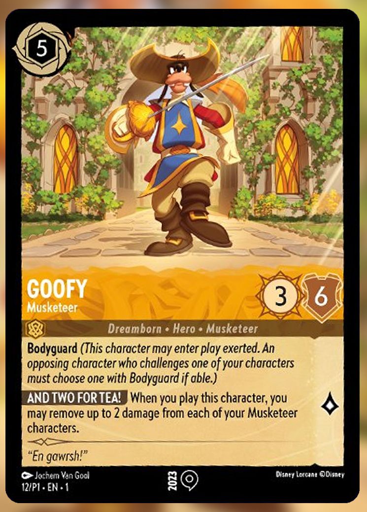 Goofy, Musketeer Promo