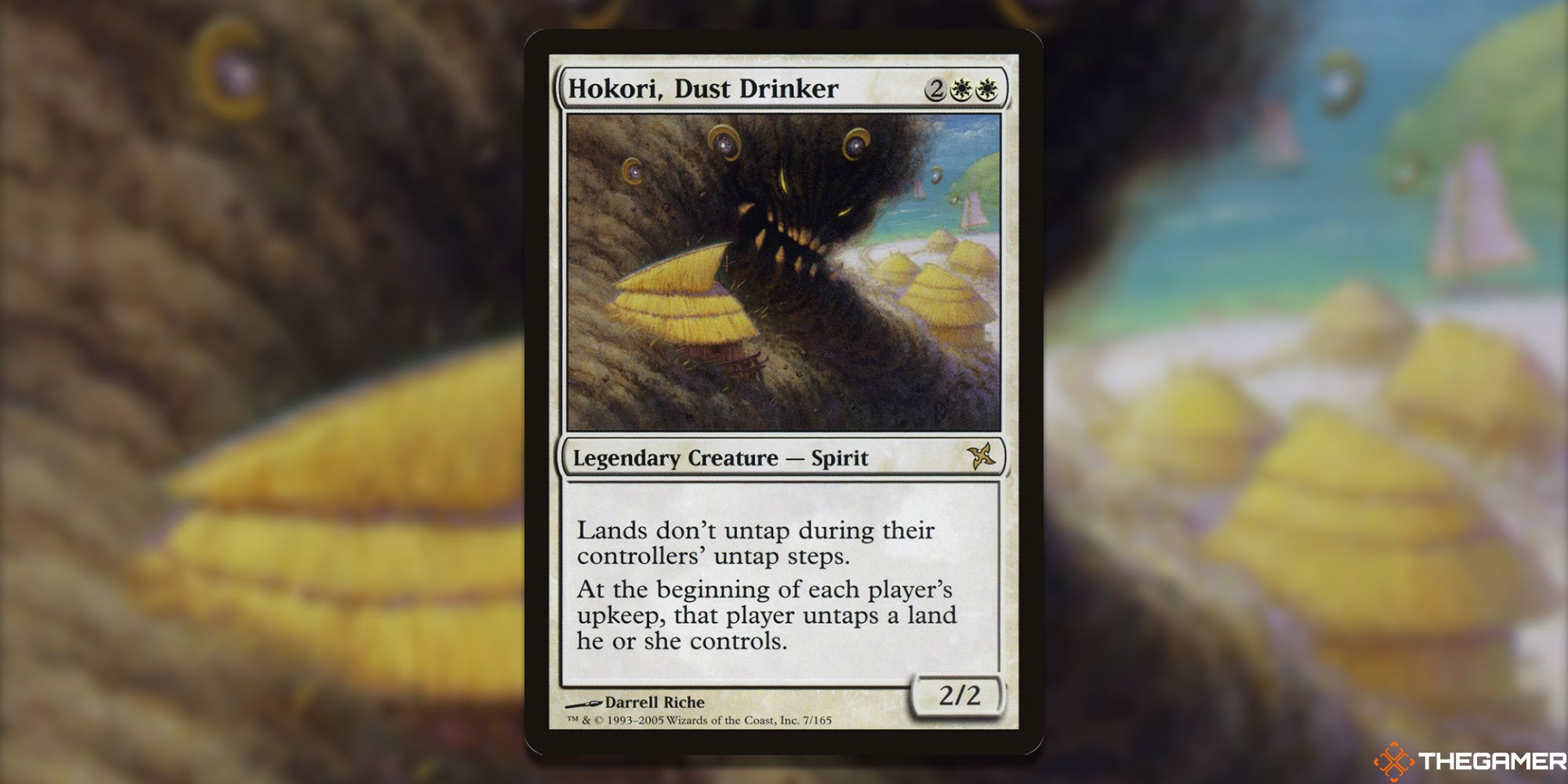  Image of the Hokori, Dust Drinker card in Magic: The Gathering, with art by Darrell Riche