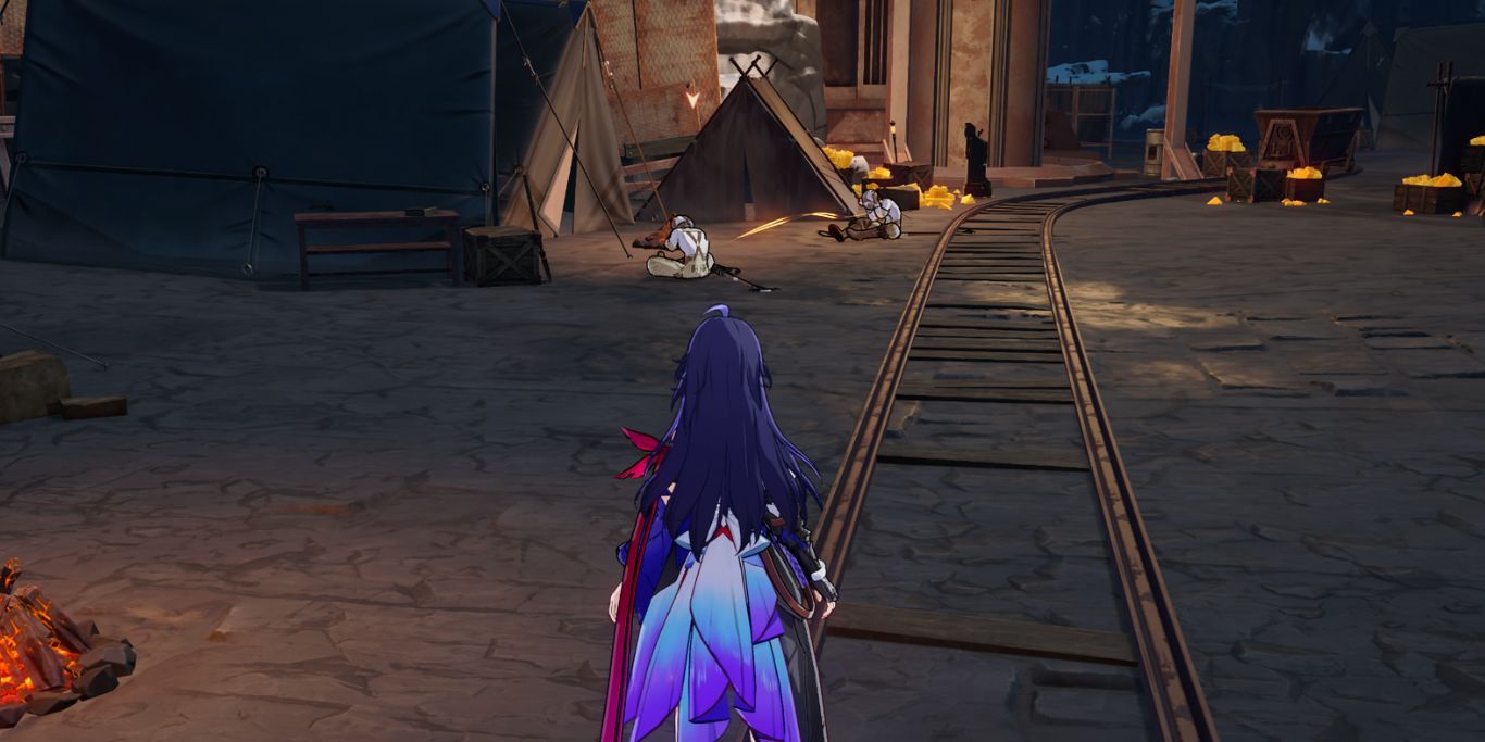 Honkai Star Rail Seele With Overworld Enemies