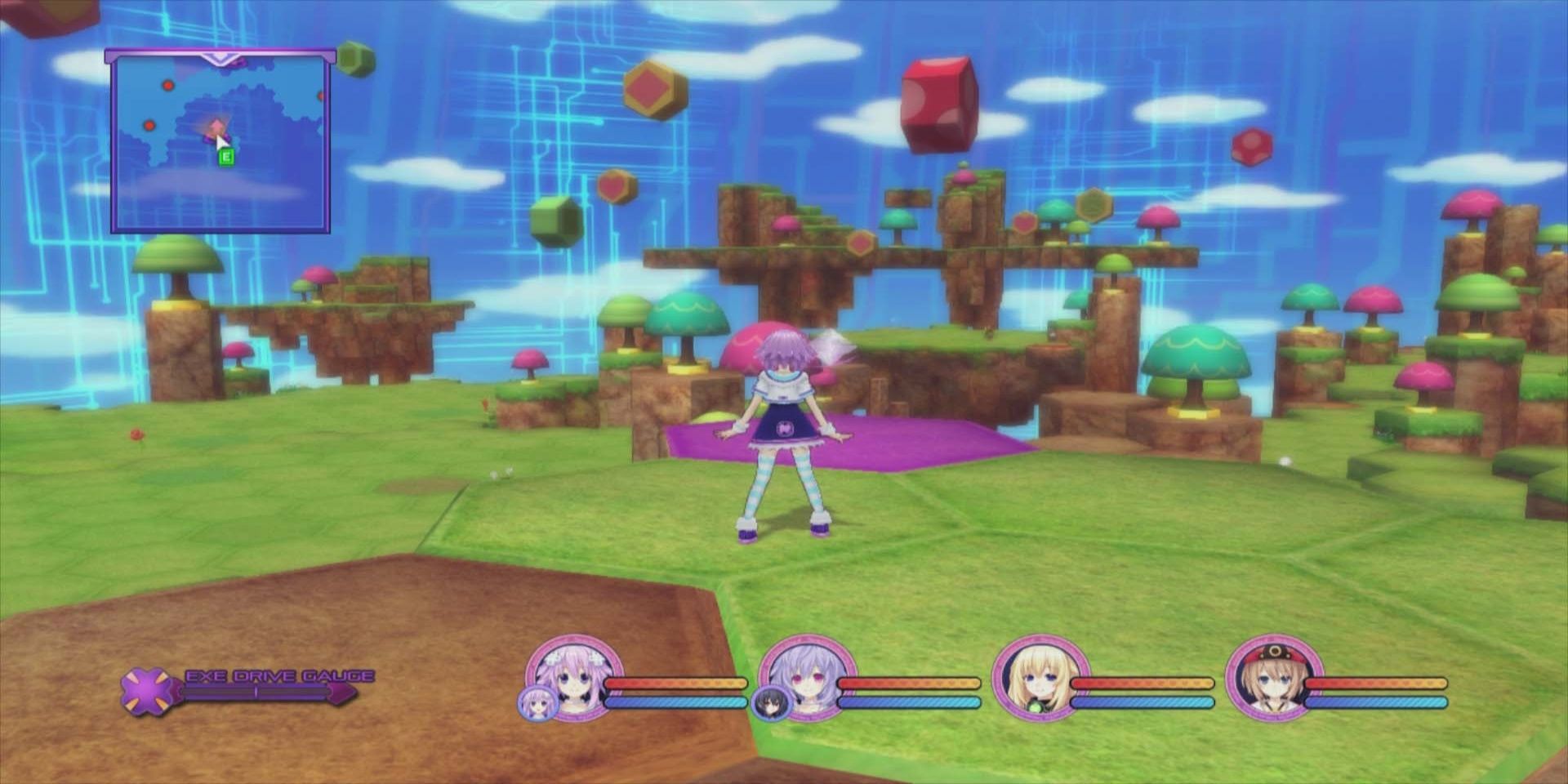 Hyperdimension Neptunia Victory gameplay screenshot