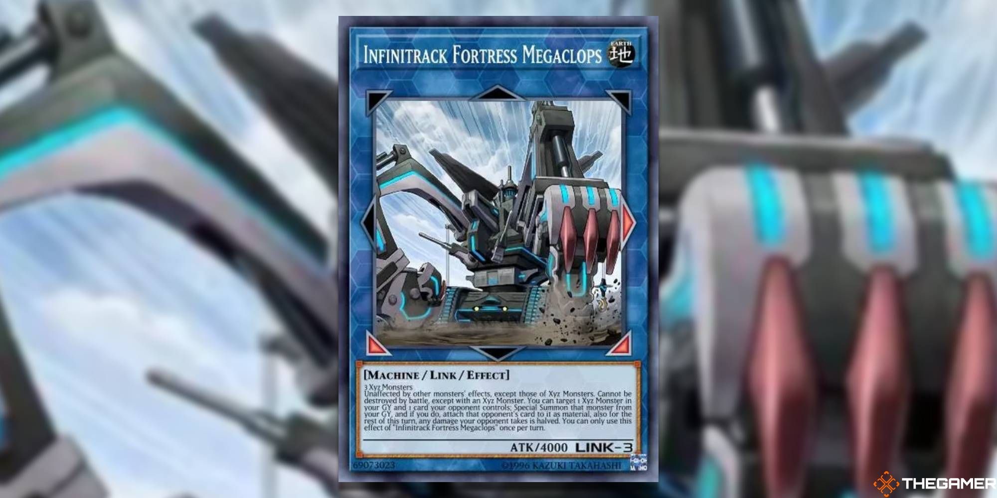 infinitrack fortress megaclops card yu-gi-oh master duel