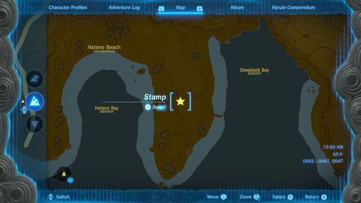 Location Of Ganon Giant Horse At Hateno Beach Map